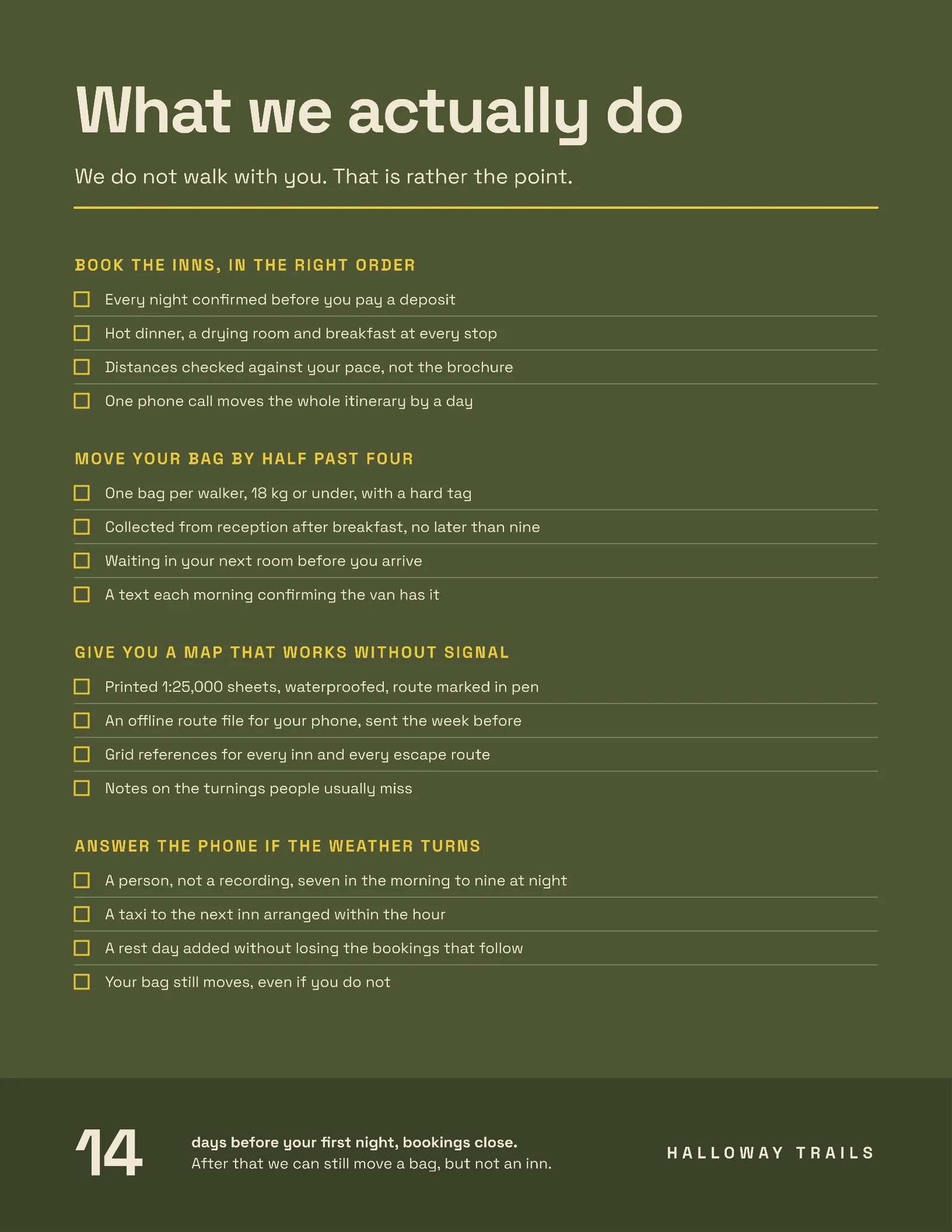 What We Book Quote — 2-page Quote template, page 1 of 2