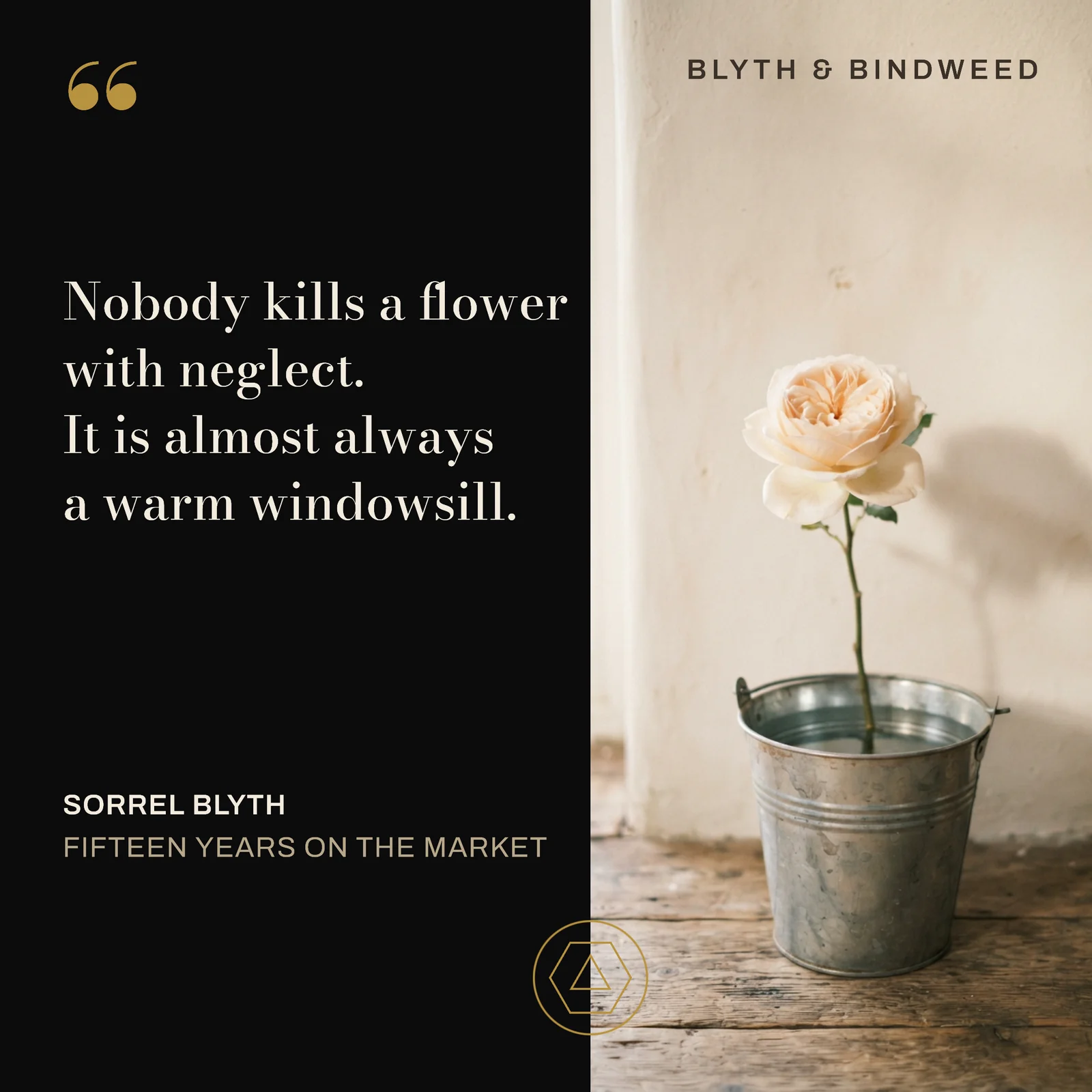 What A Stem Wants Florist Facebook Post — 1:1 Facebook post template