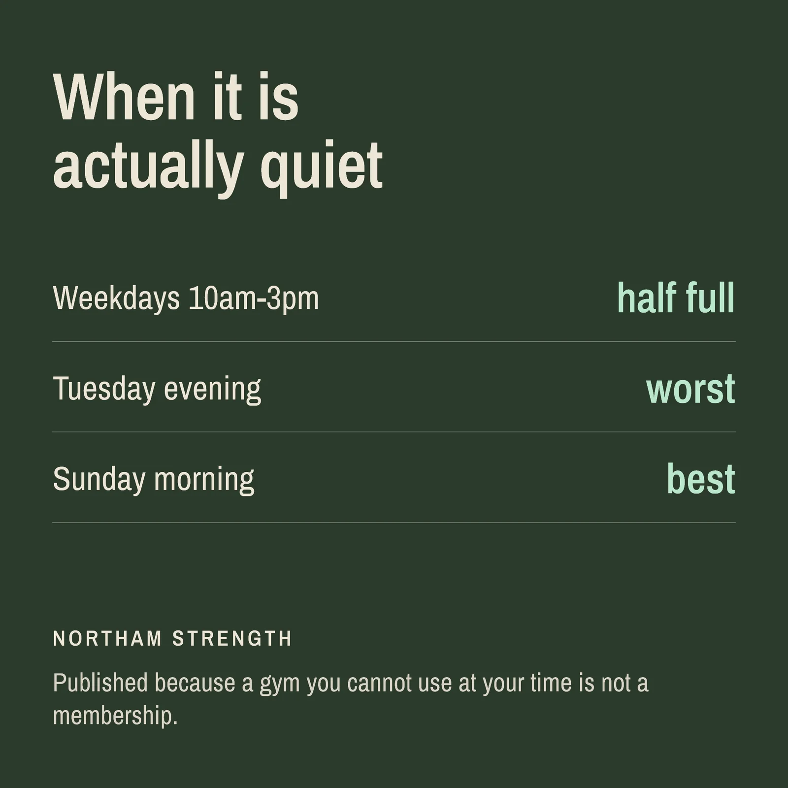 When Its Quiet Instagram Ad — 1:1 Instagram ad template