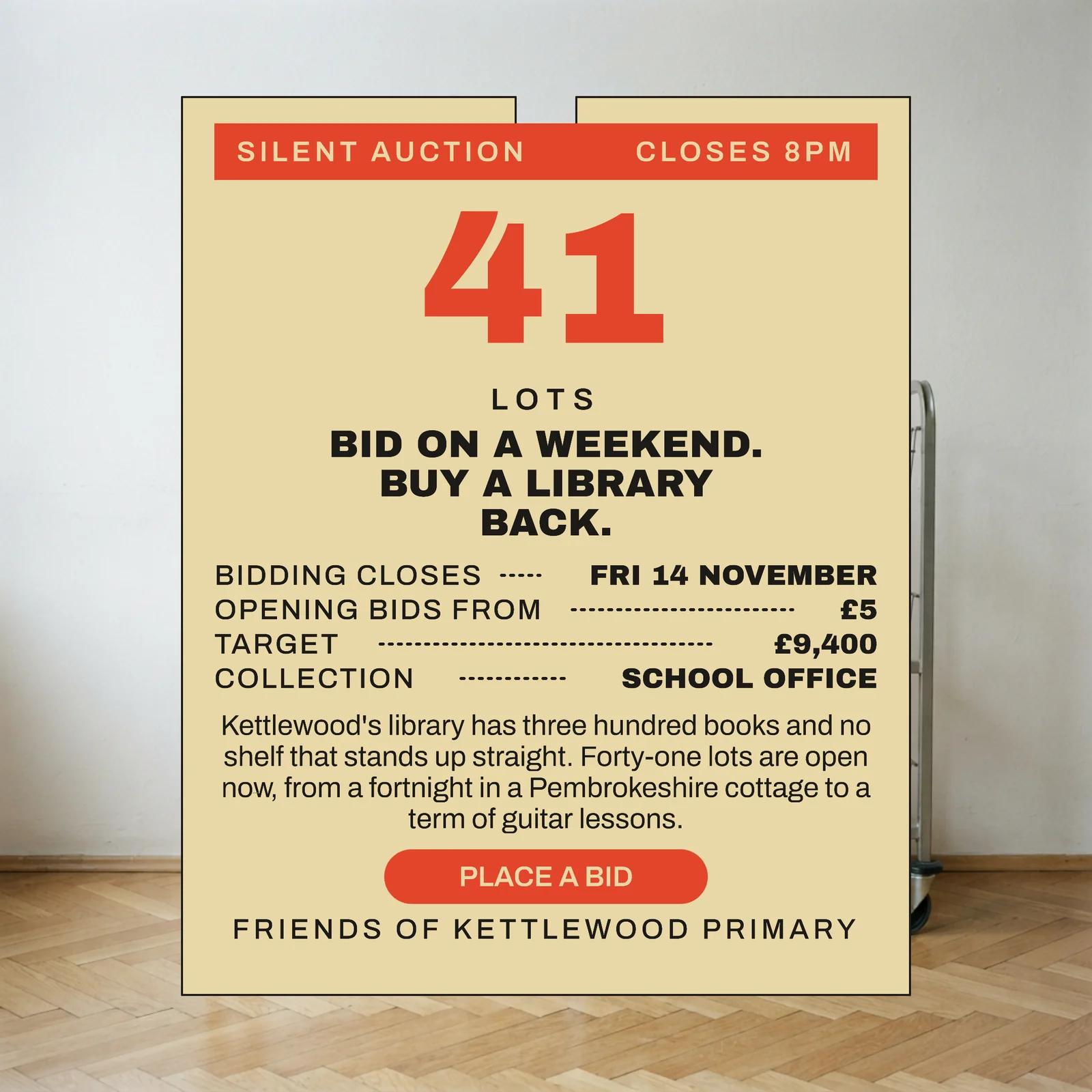 Manila Tomato Auction Lot Ticket School Library Refit Instagram Ad — 1:1 Instagram ad template