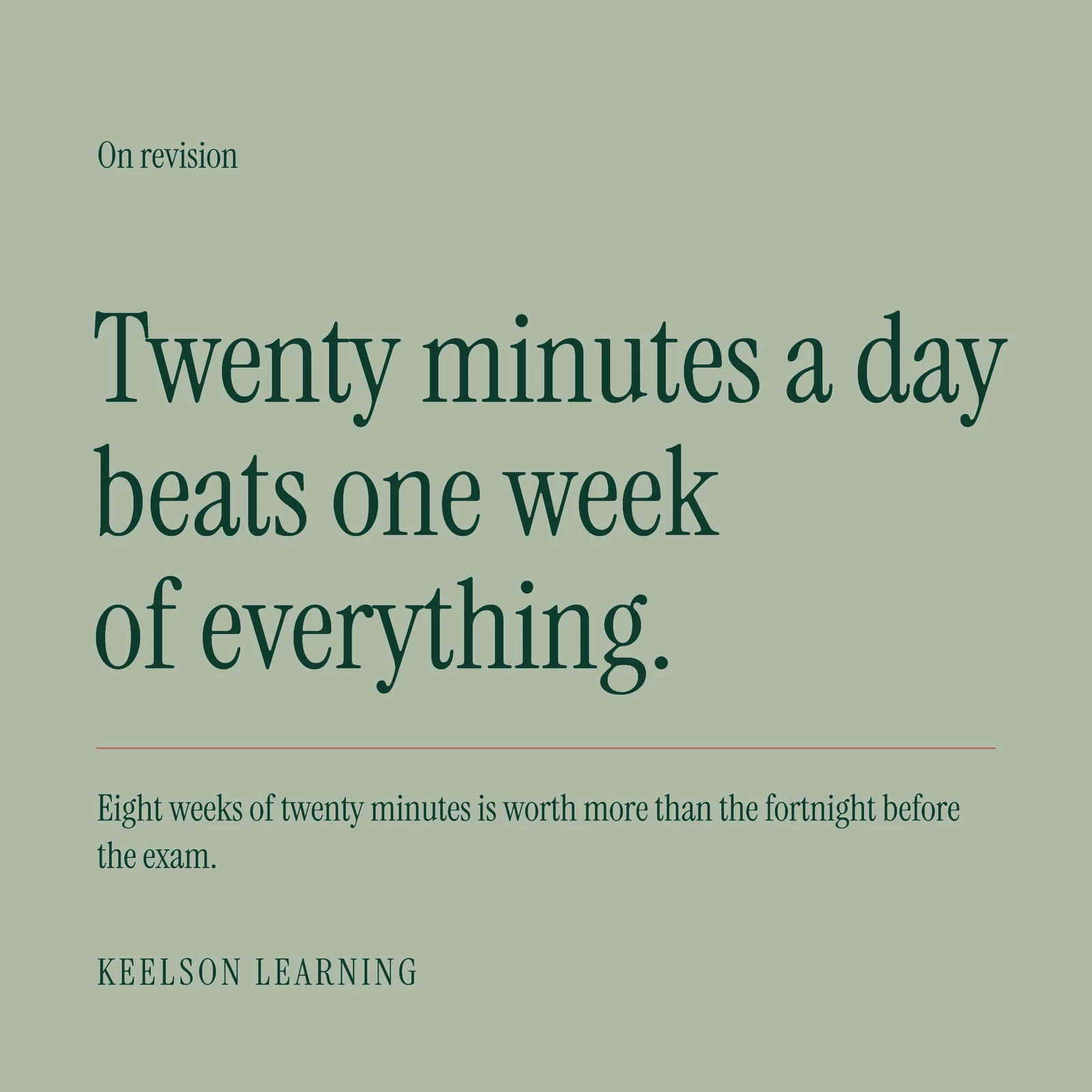 Twenty Minutes Daily LinkedIn Ad — 1:1 LinkedIn ad template