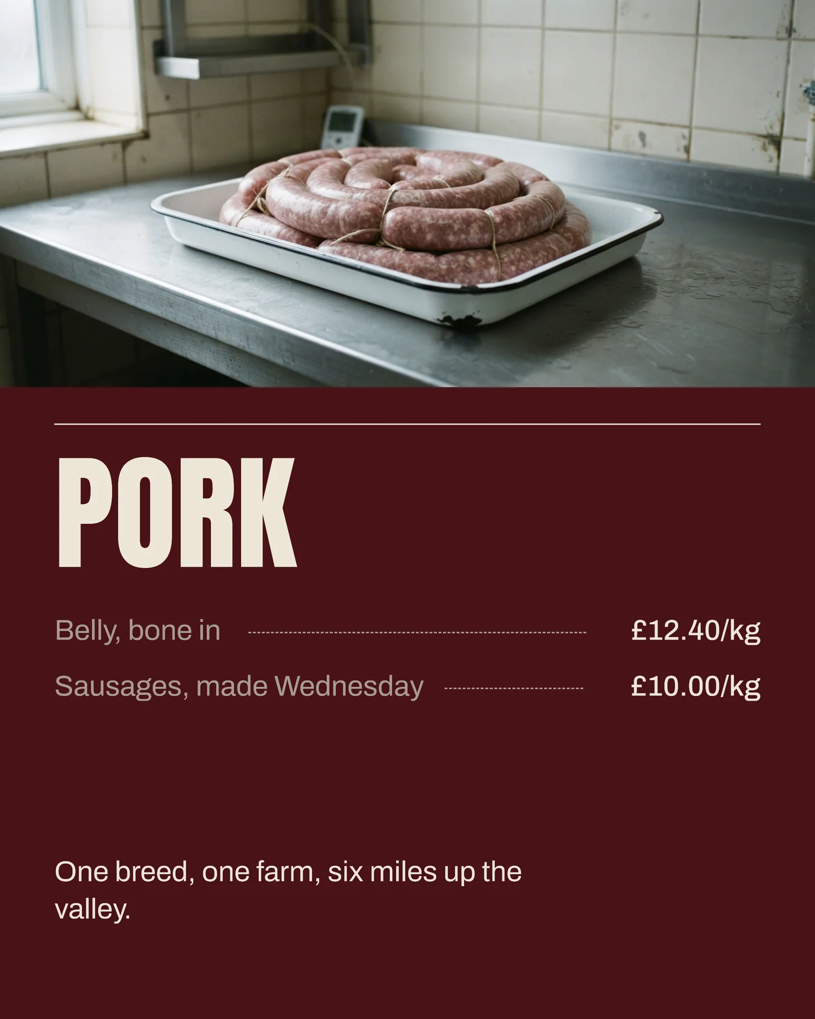 Butcher Counter Price Board Facebook Carousel — 5-panel Instagram carousel carousel template, page 3 of 5