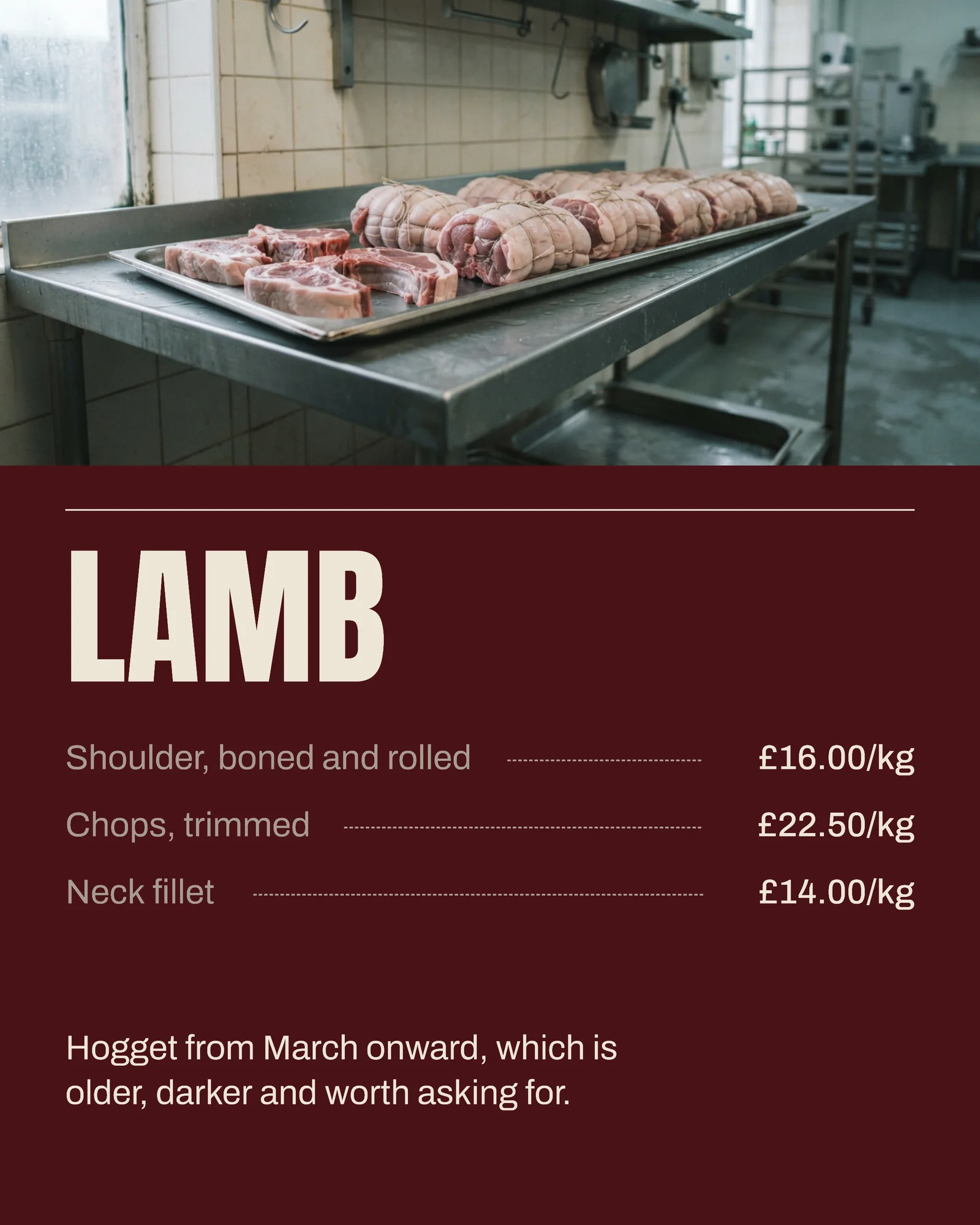 Butcher Counter Price Board Facebook Carousel — 5-panel Instagram carousel carousel template, page 4 of 5