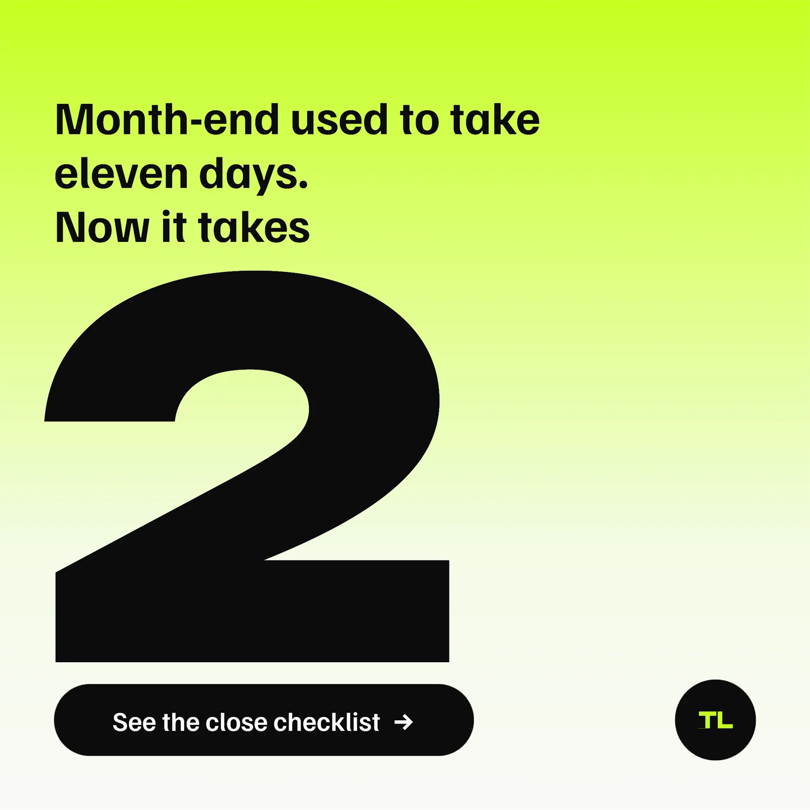 Days To Close Fintech LinkedIn Ad — 1:1 LinkedIn ad template