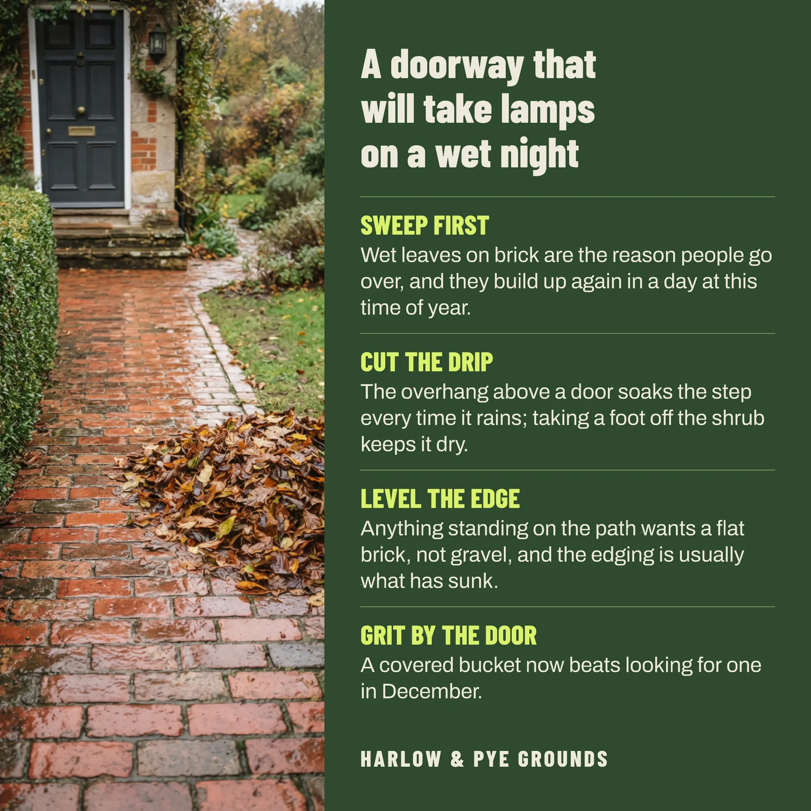 Landscaping Diwali Path and Doorway Facebook Post — 1:1 Facebook post template