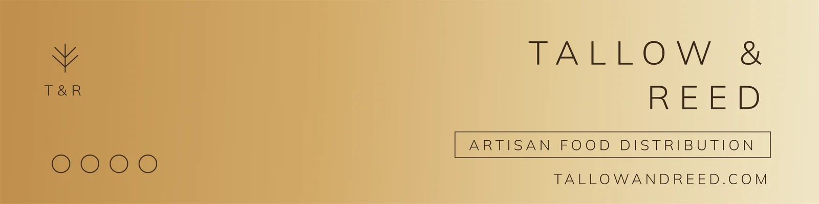 Lockup and outlined role banner — 4:1 LinkedIn banner template