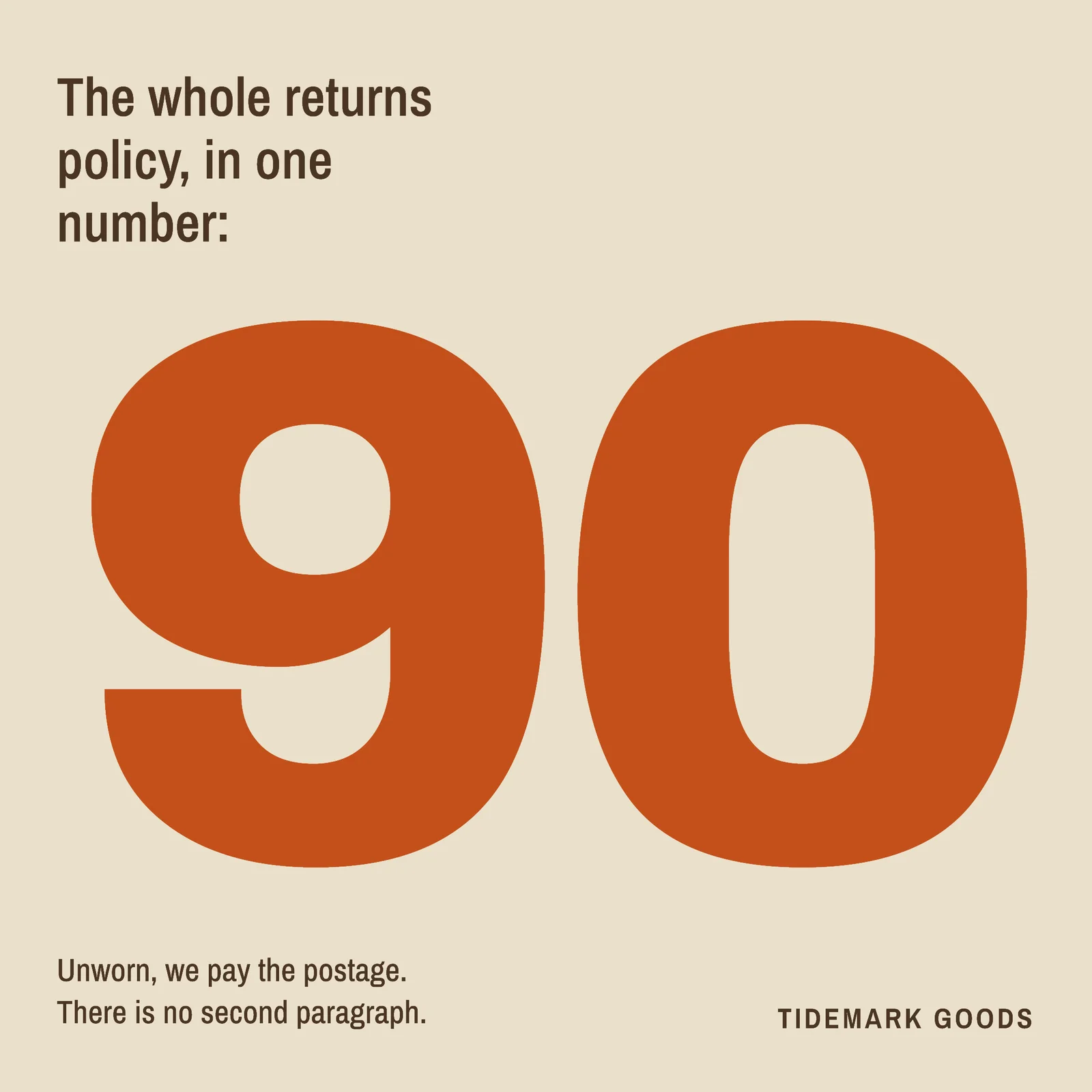Returns Window Instagram Post — 1:1 Instagram post template