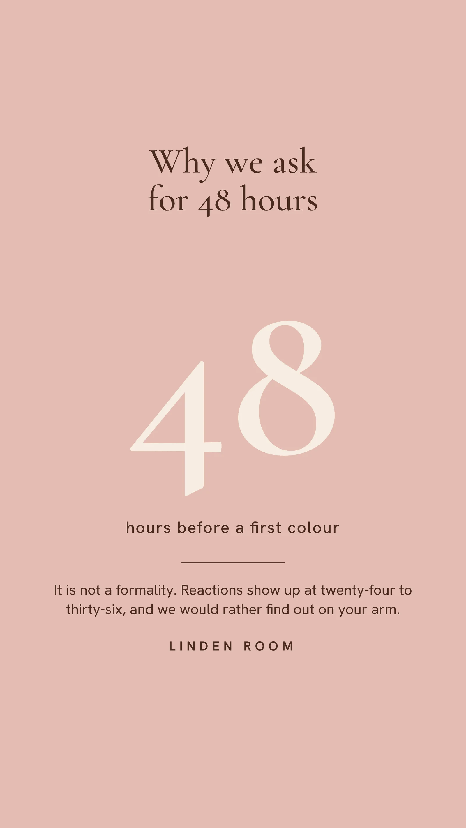 Blush Patch Test 48 Hours IG Story — 9:16 Instagram story template