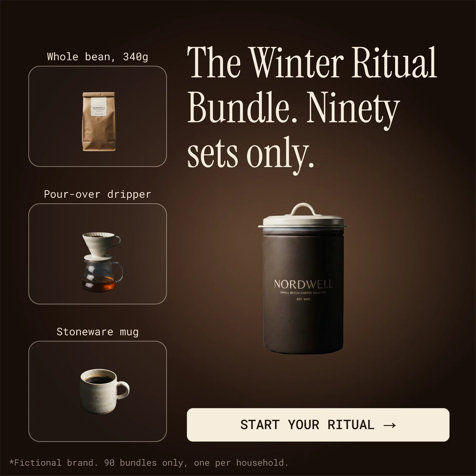 Espresso editorial bundle offer — 1:1 Instagram ad template