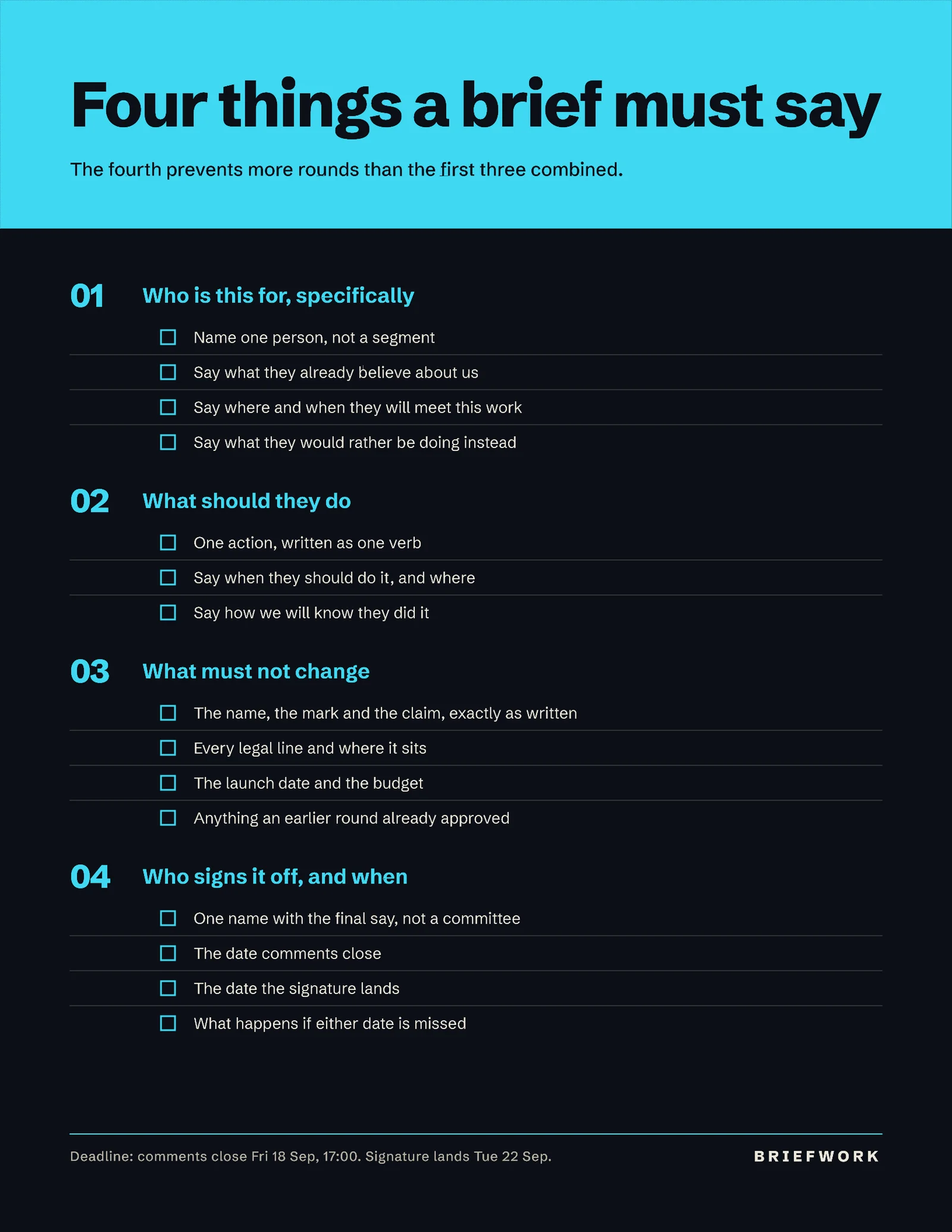 What A Brief Needs Resume — 2-page Resume template, page 2 of 2