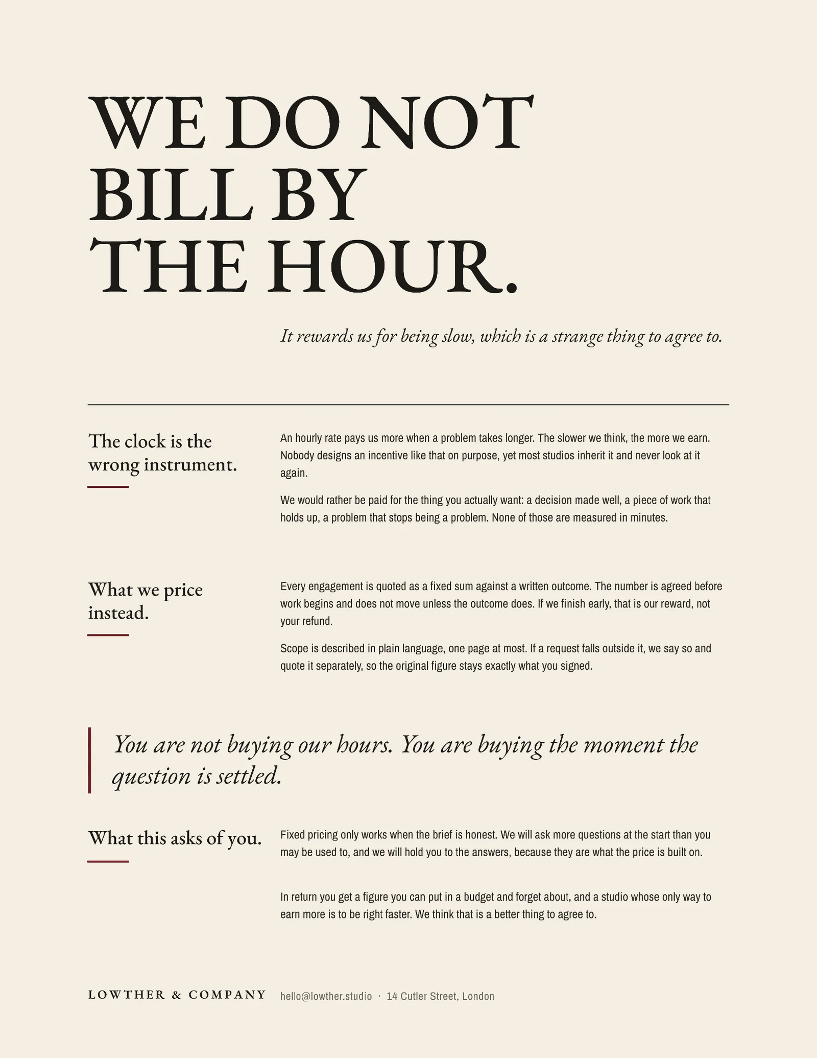 No Hourly Acct Proposal — 2-page Proposal template, page 2 of 2