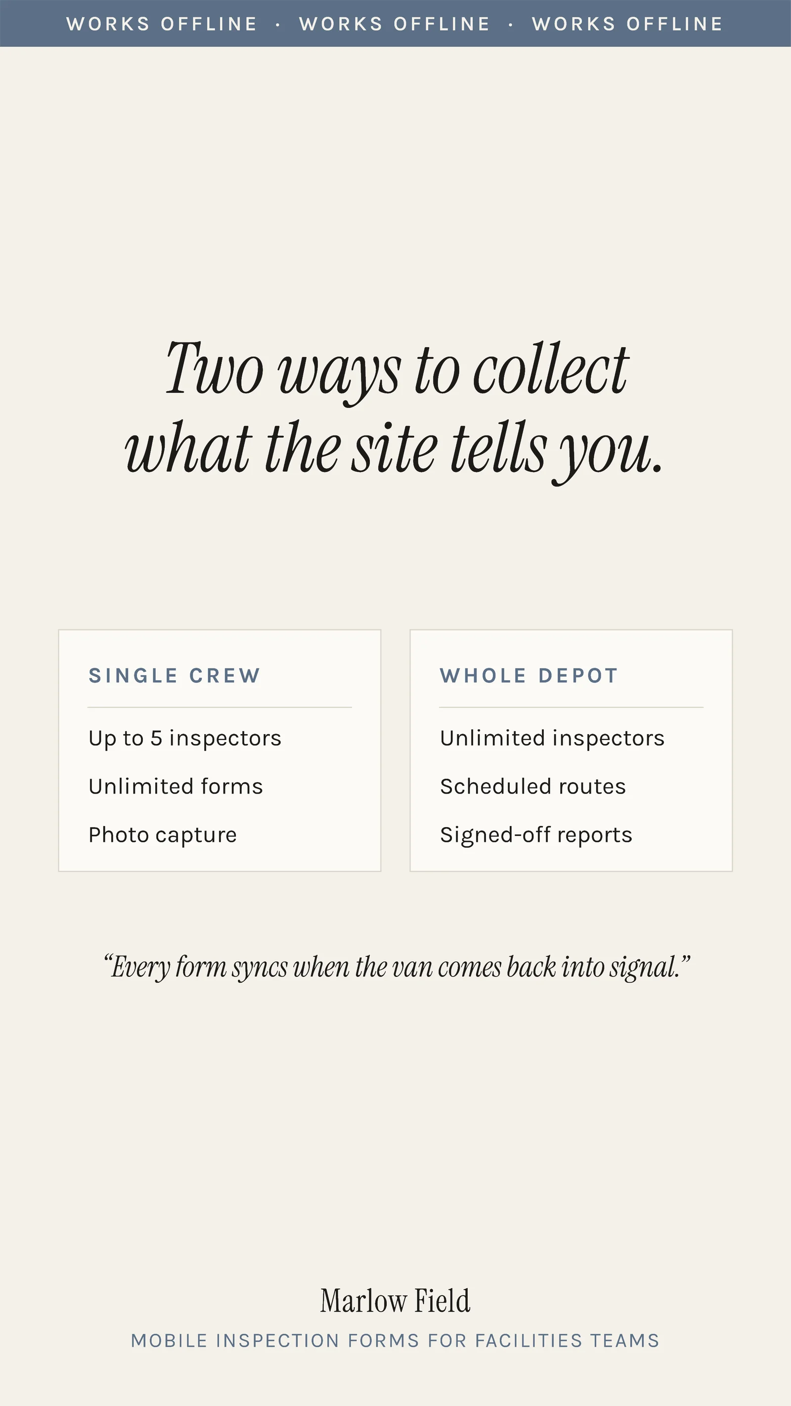 Bone Minimal Two Plan Inspection Forms Instagram Ad — 9:16 Instagram ad template