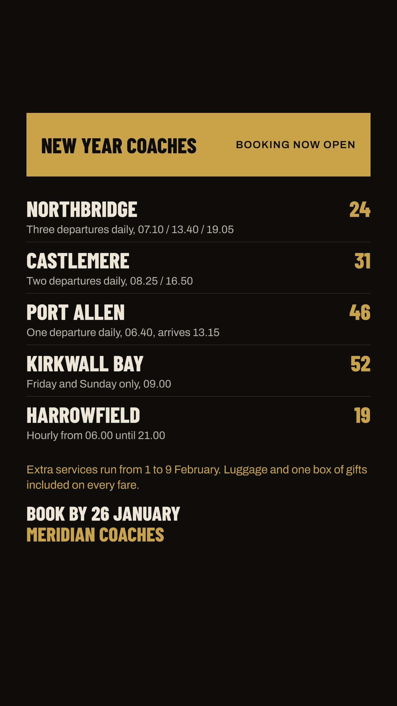 Ink Black Gold Departure Board Coach Line Lunar New Year Instagram Story — 9:16 Instagram story template