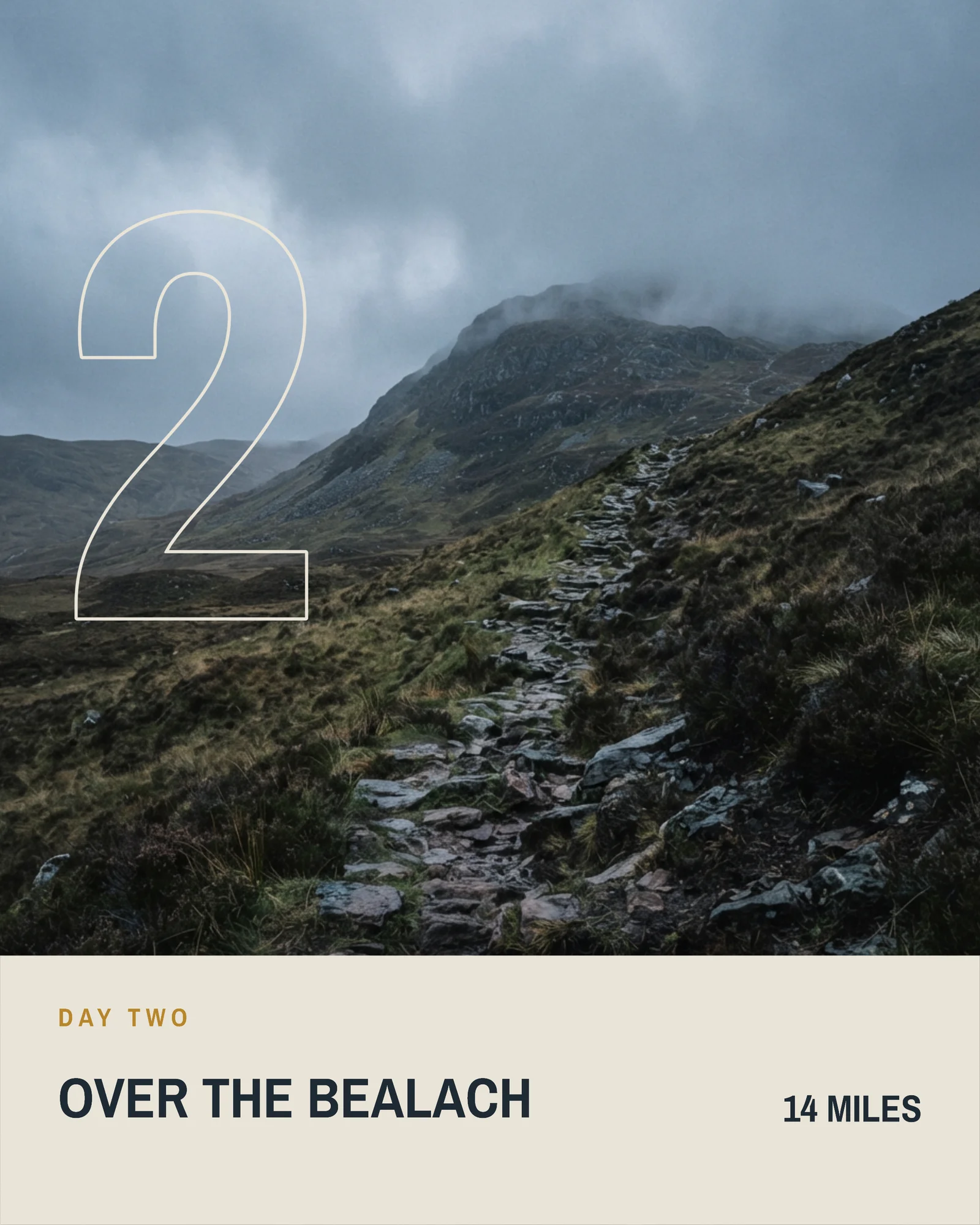 Highland Walking Week Day-by-Day Instagram Carousel — 5-panel Instagram carousel carousel template, page 3 of 5