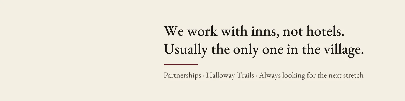 Partnerships LinkedIn Banner — 4:1 LinkedIn banner template