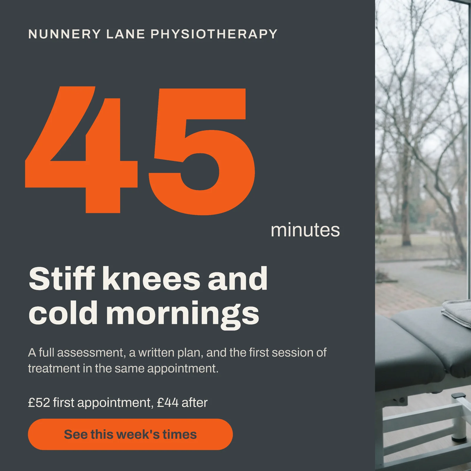 Winter Joint Clinic Instagram Ad — 1:1 Instagram ad template