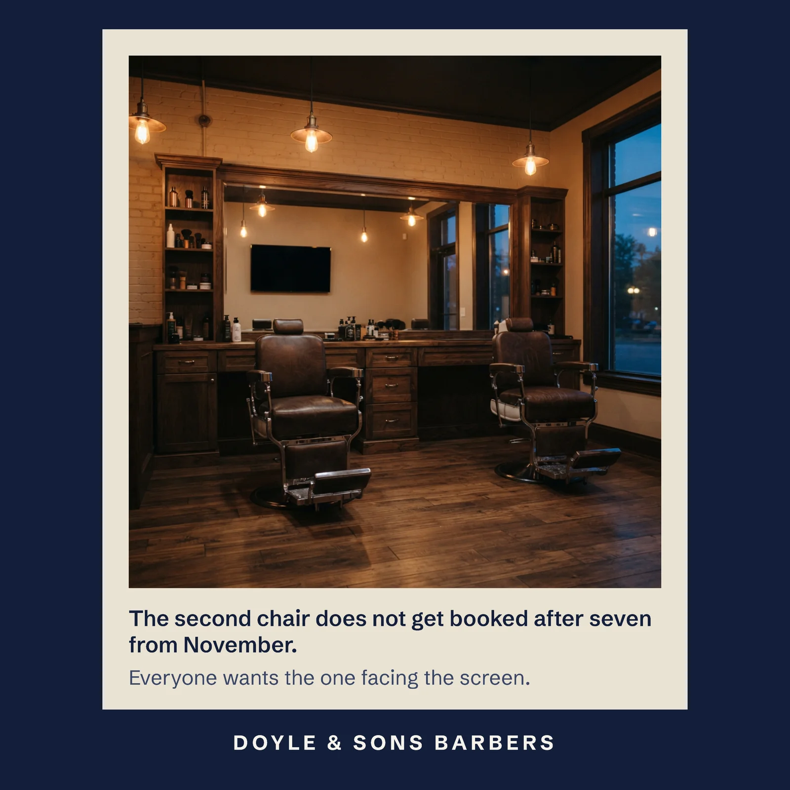 Basketball Season Barber Shop Instagram Post — 1:1 Instagram post template