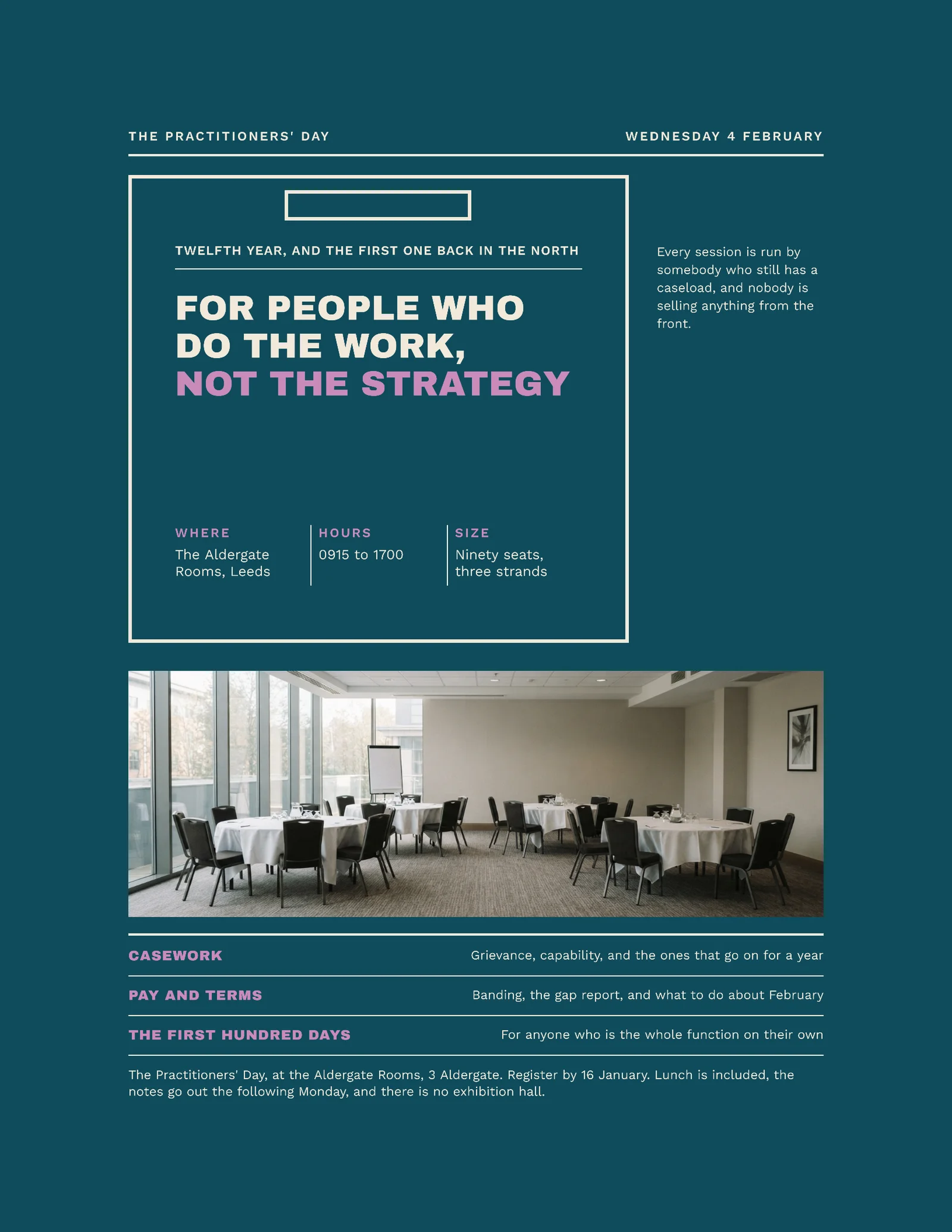 Teal Plum Badge Card HR Practitioners Day Invitation — Letter Invitation template