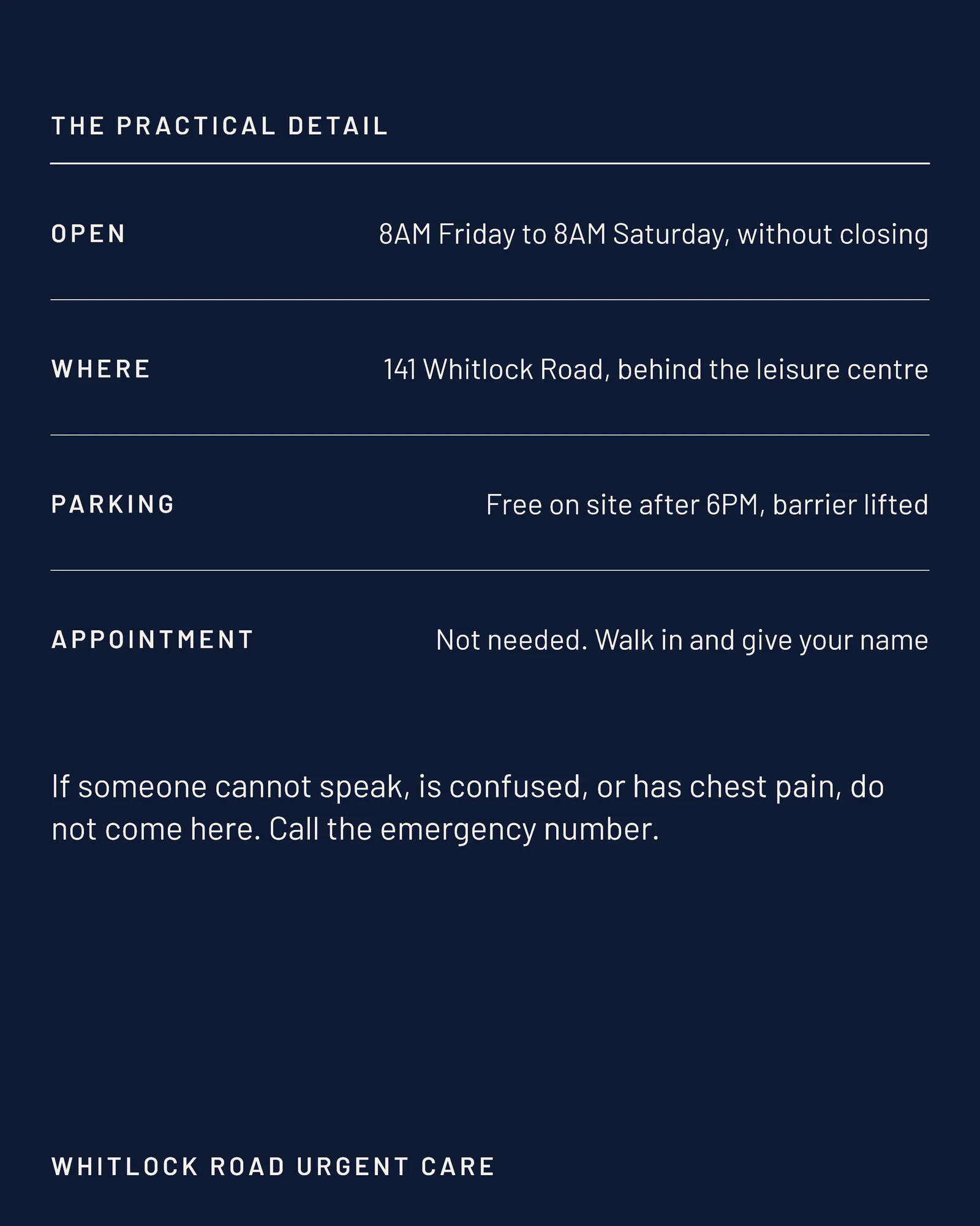 Midnight Night Hours Urgent Care Halloween Cover Instagram Carousel — 5-panel Instagram carousel carousel template, page 5 of 5