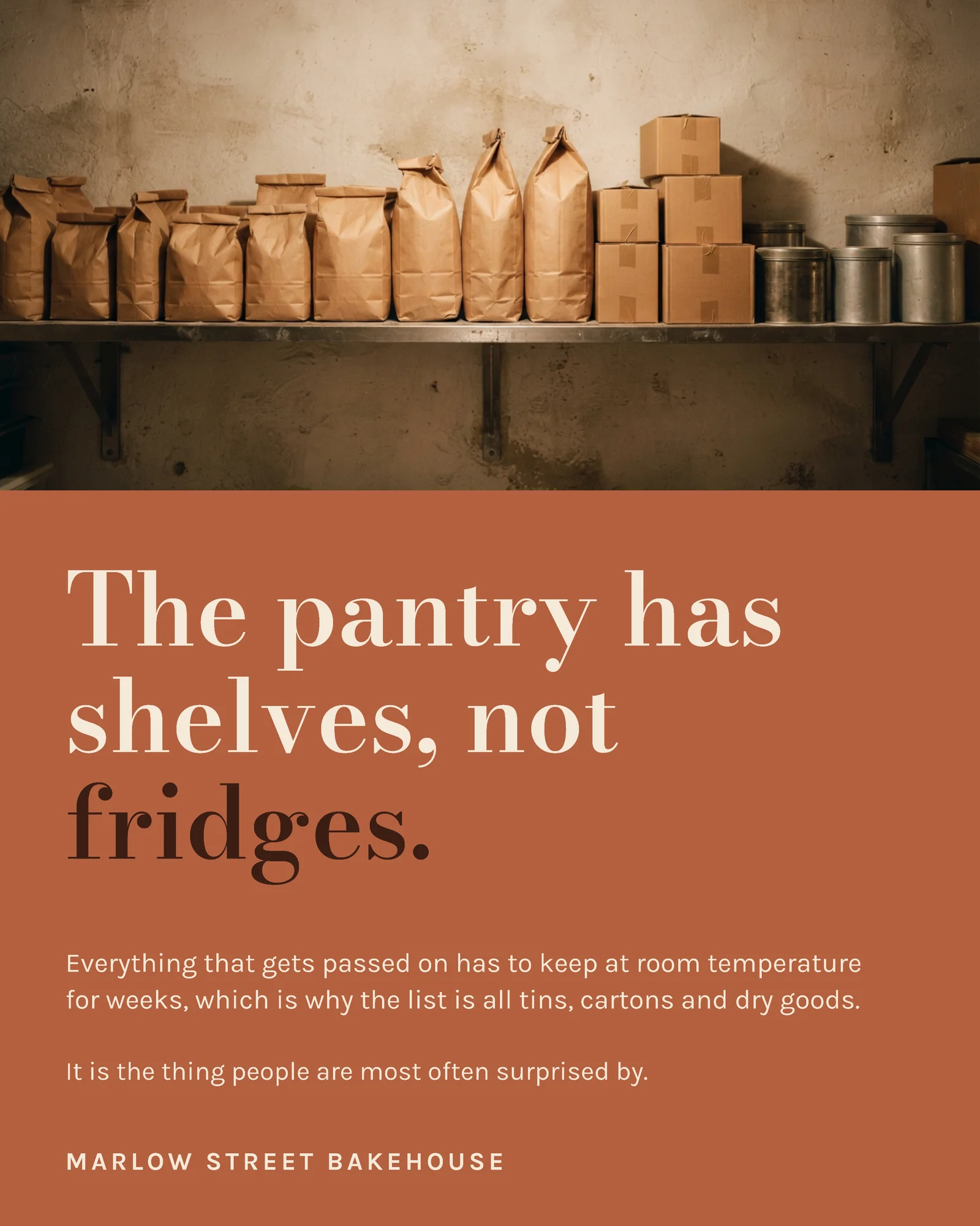 Shelves Not Fridges Facebook Post — 4:5 Facebook post template