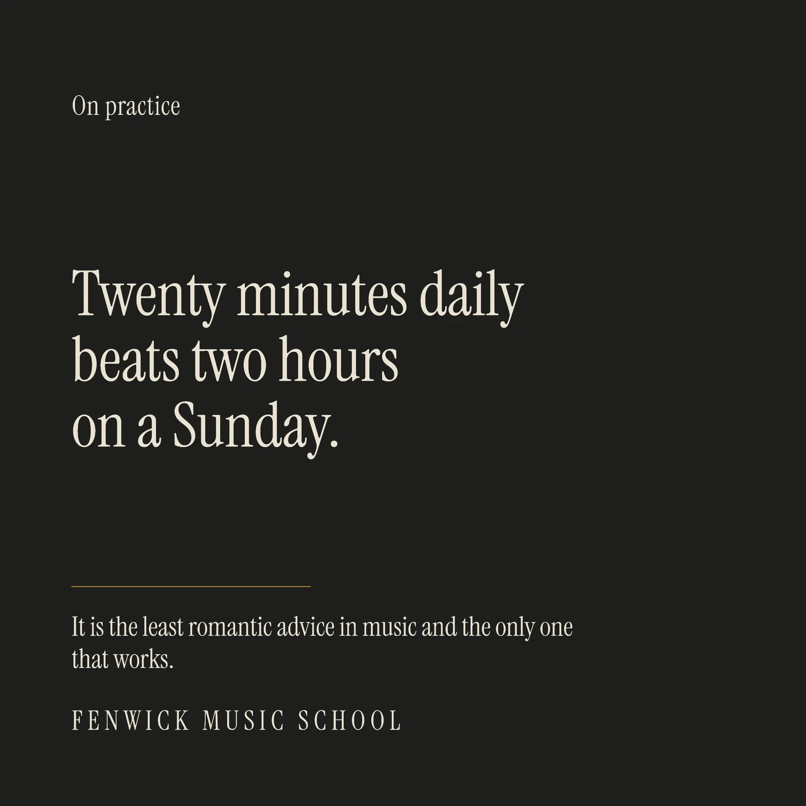Twenty Minutes Music Instagram Ad — 1:1 Instagram ad template