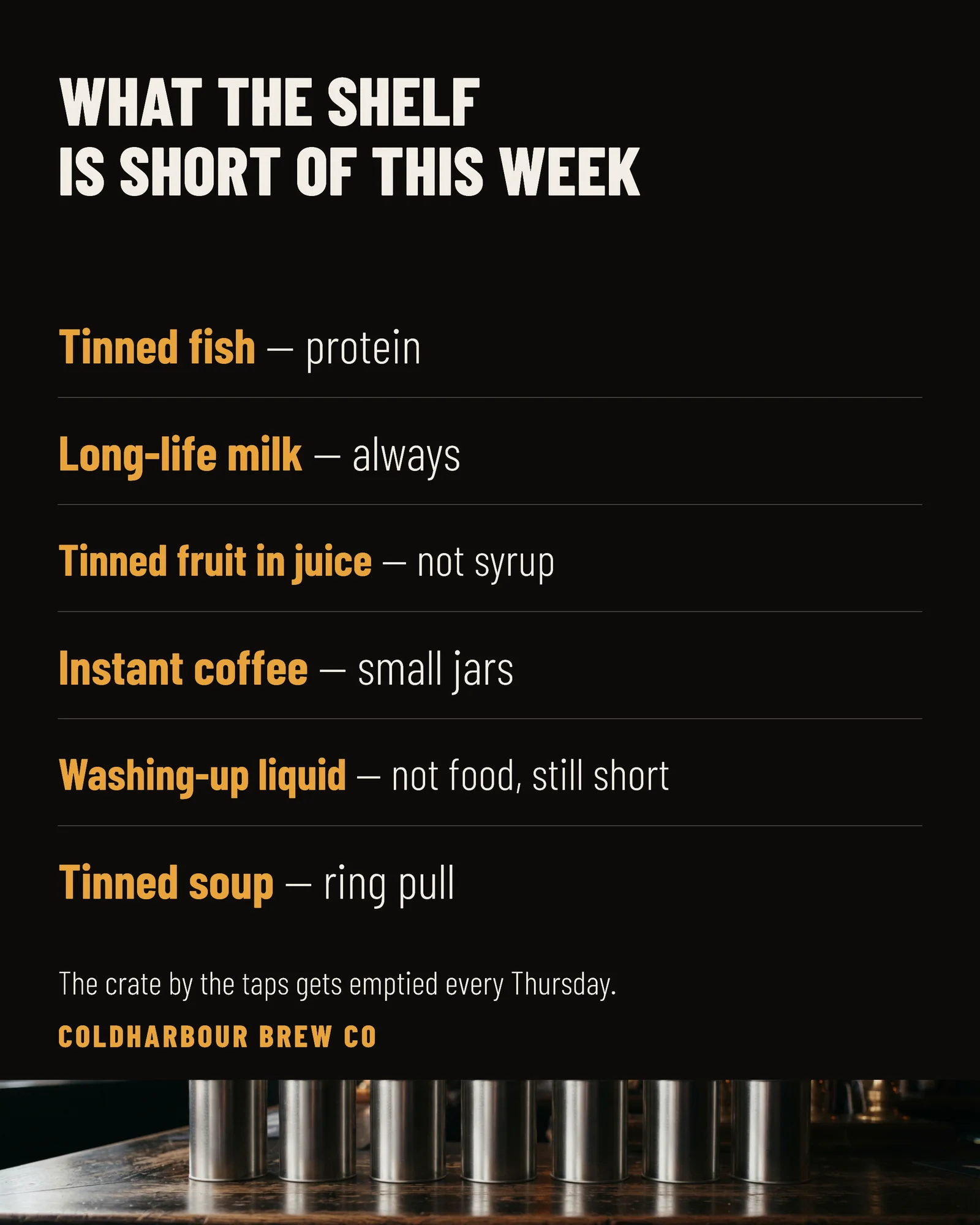 What The Shelf Is Short Of Facebook Post — 4:5 Facebook post template