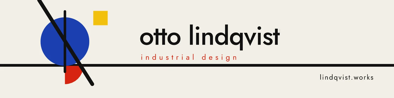 Bauhaus primaries banner — 4:1 LinkedIn banner template
