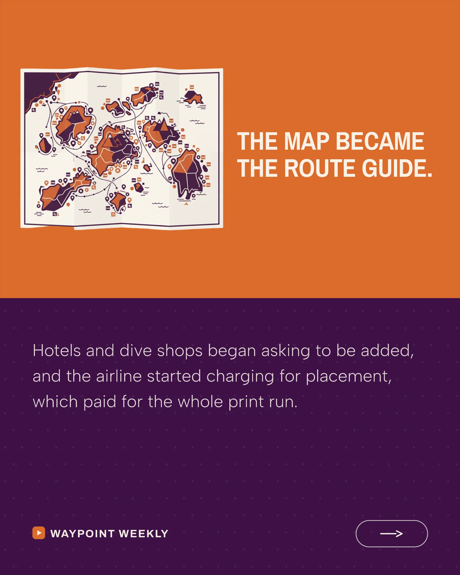 Flat Colour Brand Story Carousel — 5-panel Instagram carousel carousel template, page 4 of 5
