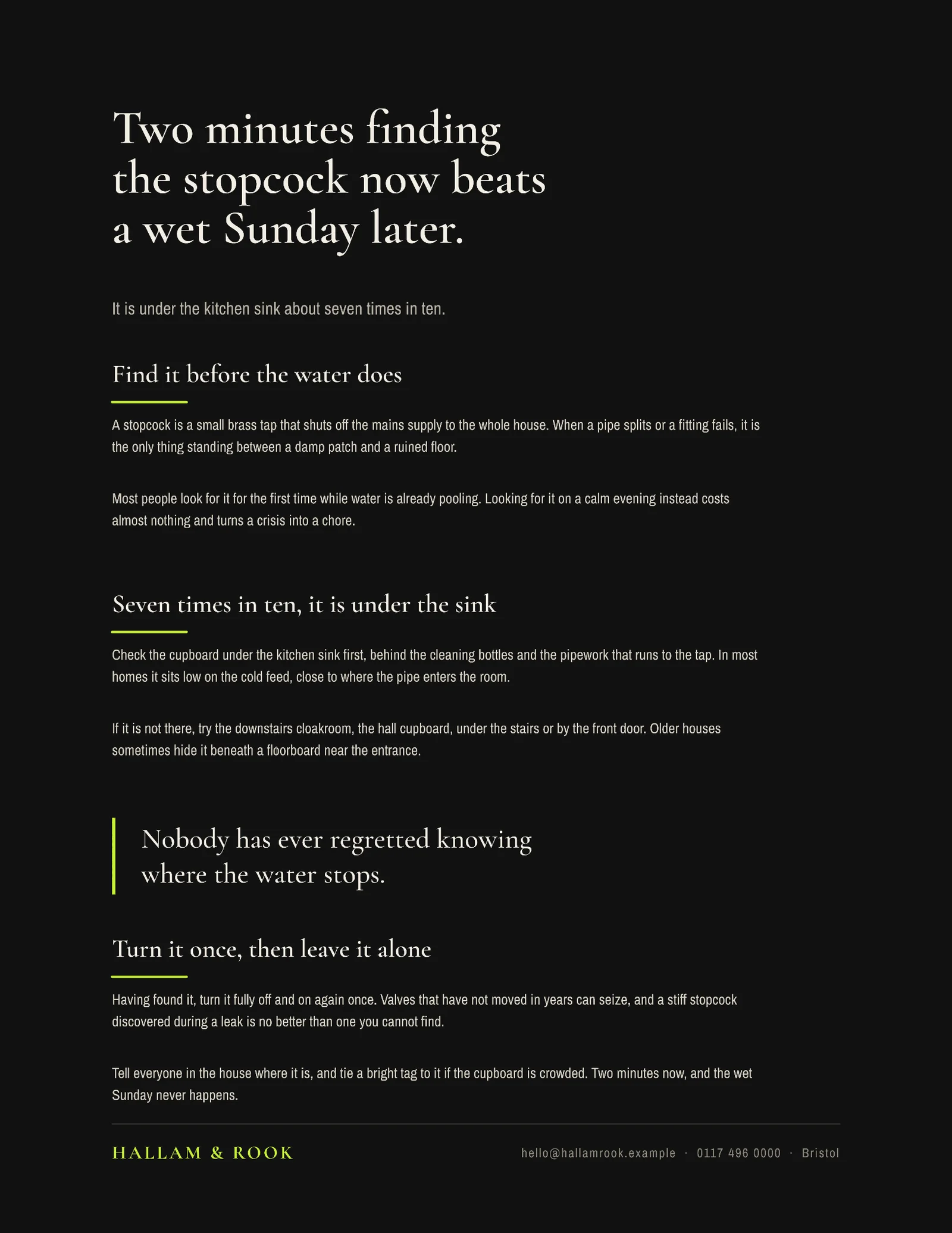 Wet Sunday Resume — 2-page Resume template, page 1 of 2