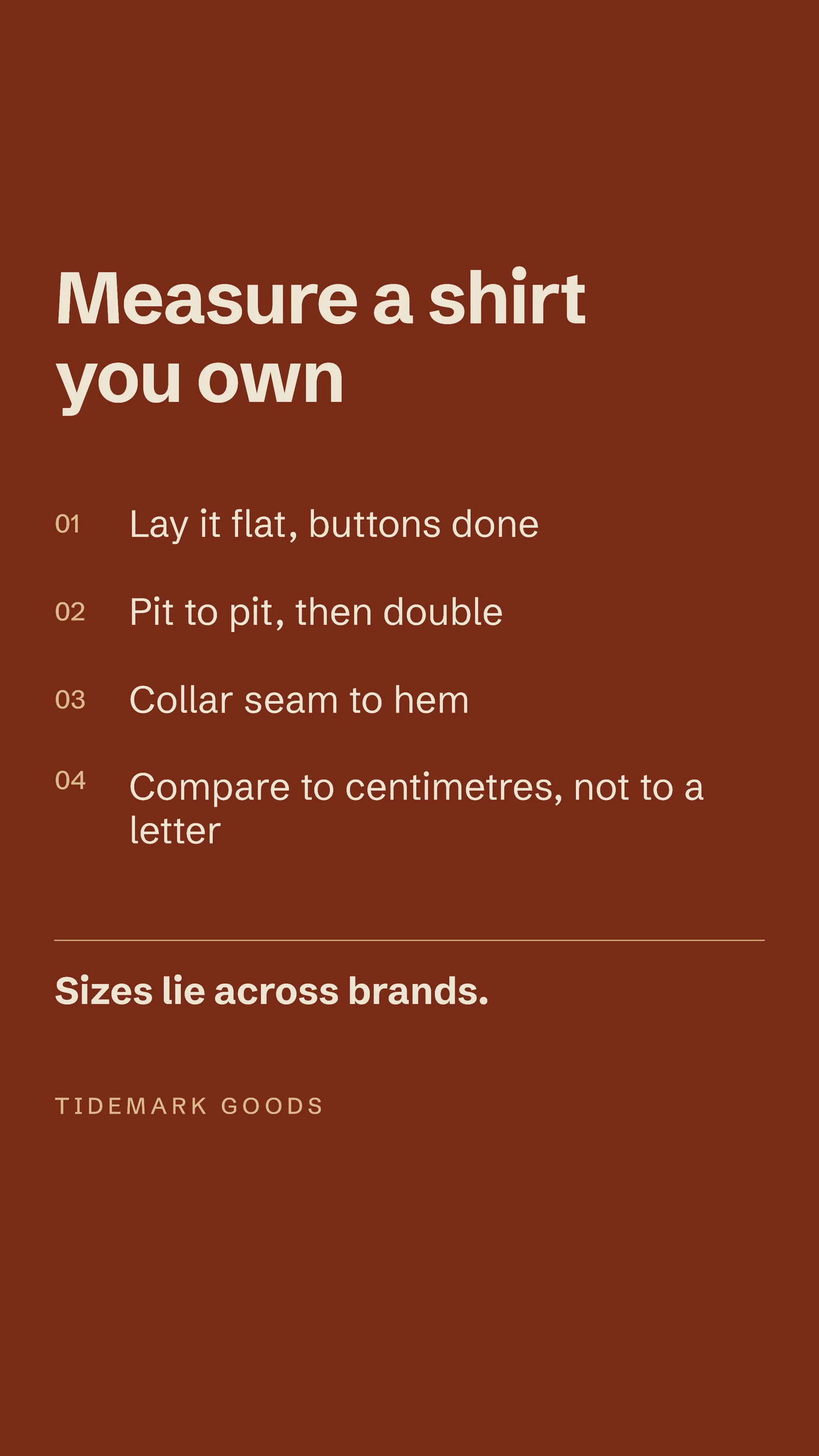 Size Guide Facebook Story — 9:16 Facebook story template