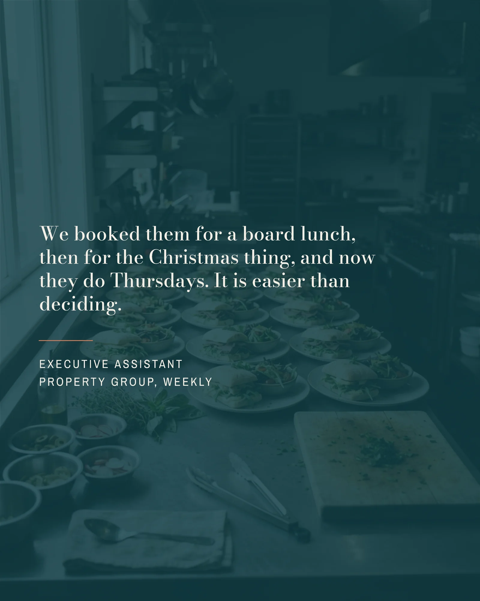 Office Catering Quote Plates Facebook Carousel — 5-panel Instagram carousel carousel template, page 4 of 5