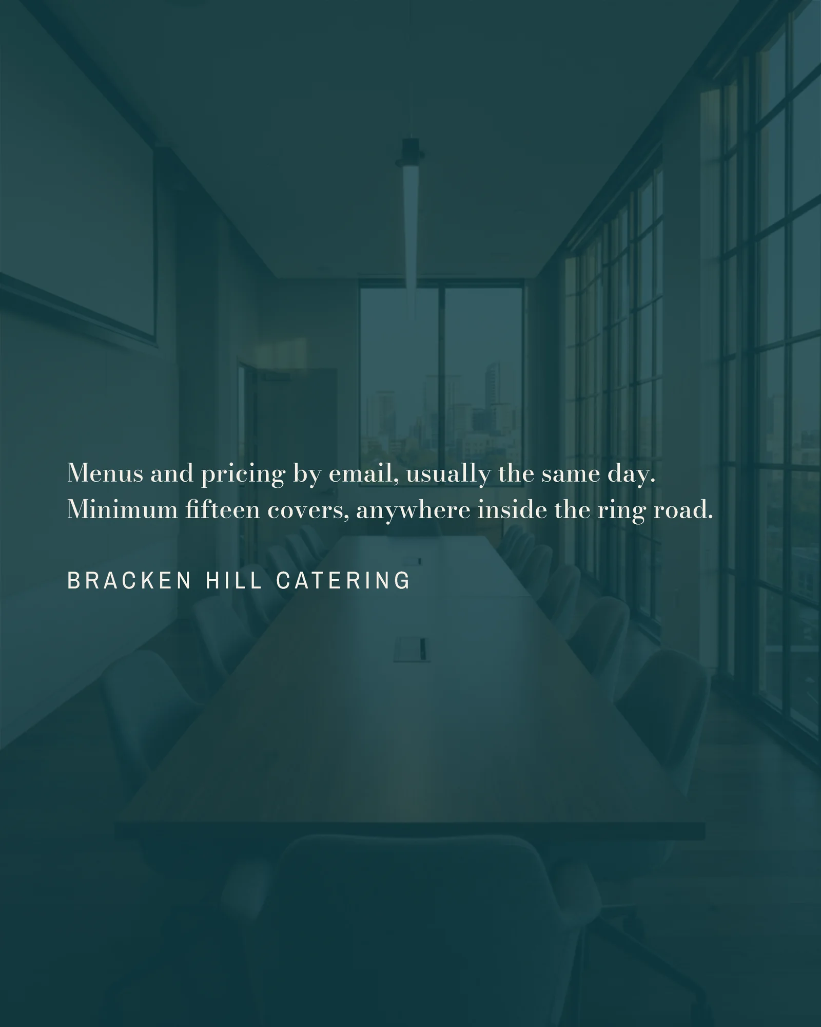 Office Catering Quote Plates Facebook Carousel — 5-panel Instagram carousel carousel template, page 5 of 5