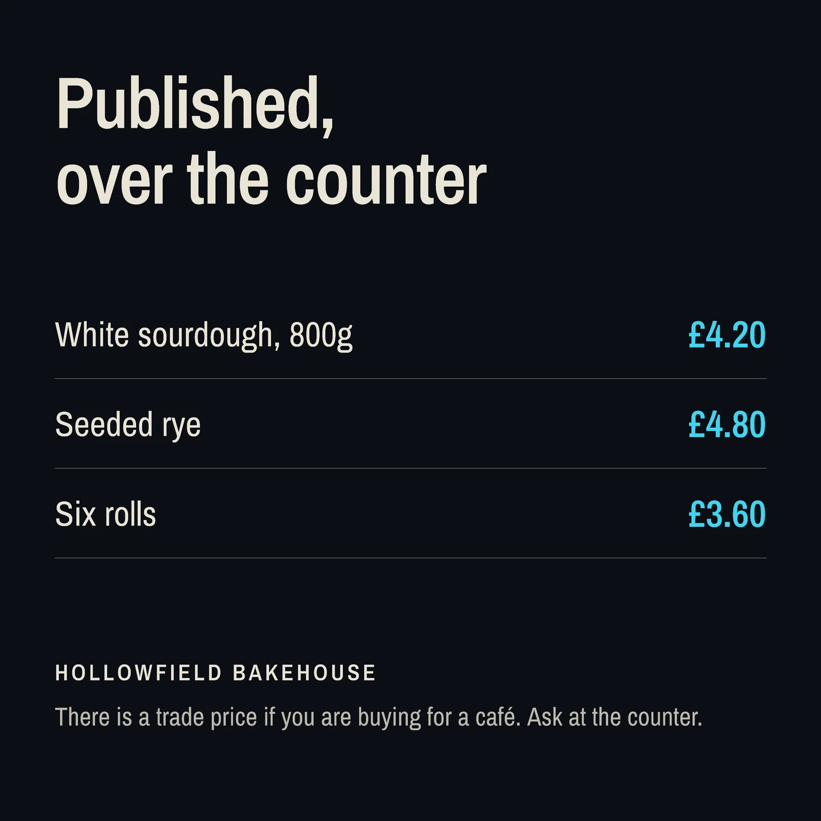 Counter Prices Facebook Post — 1:1 Facebook post template