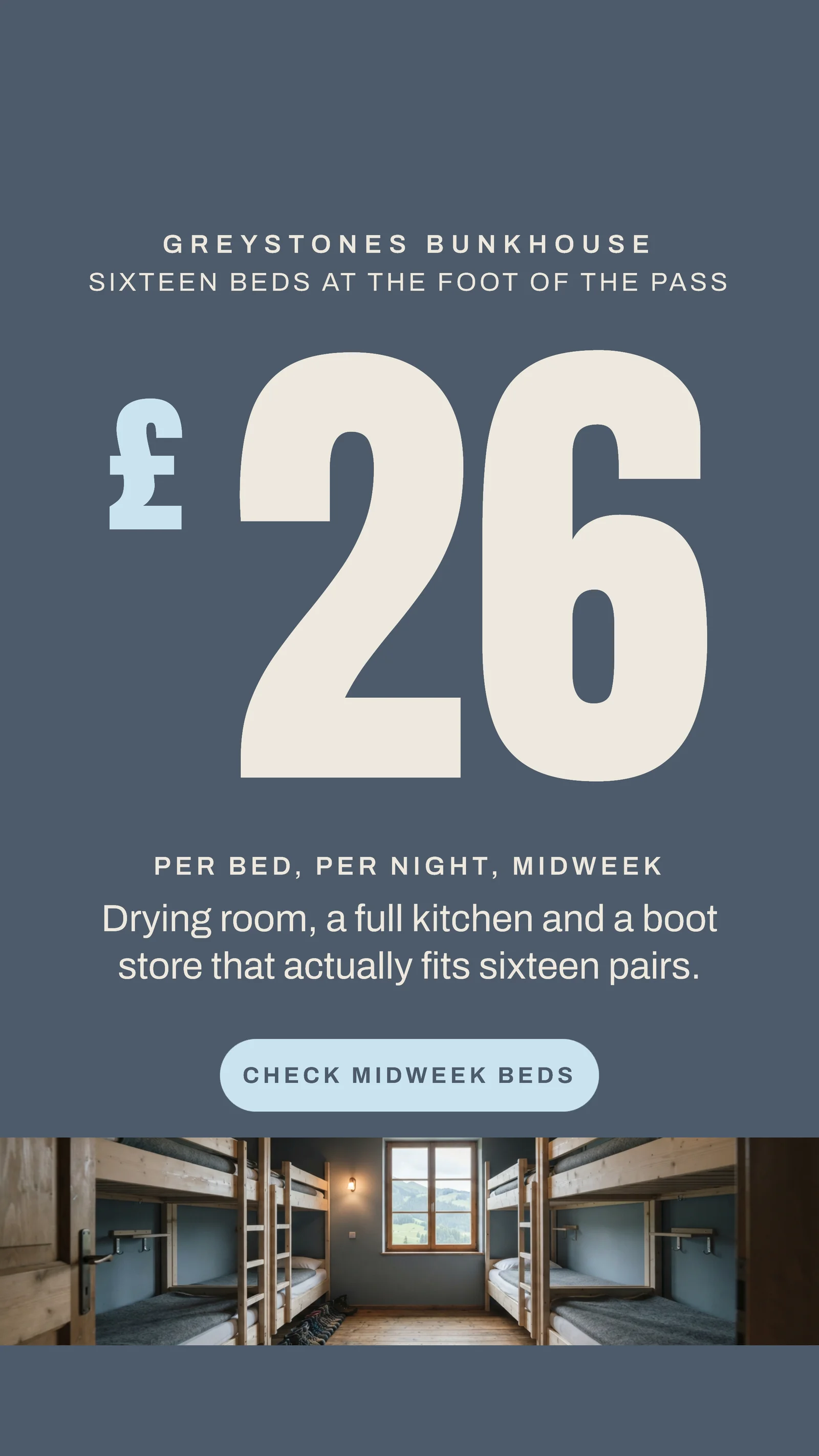 Walkers Bunkhouse Numeral Story — 9:16 Instagram story template
