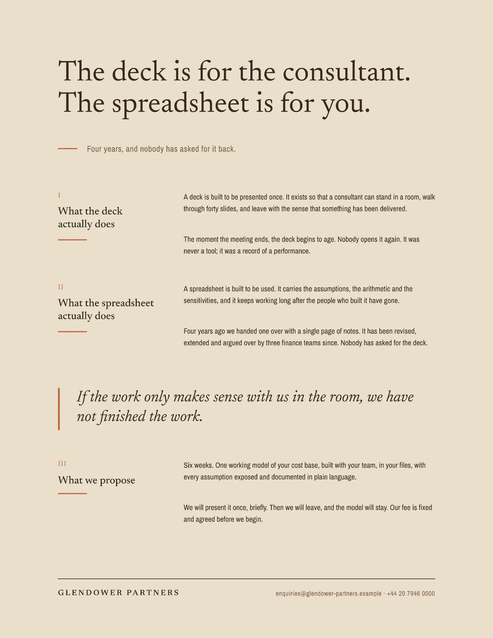 Deck Consult Proposal — 2-page Proposal template, page 2 of 2