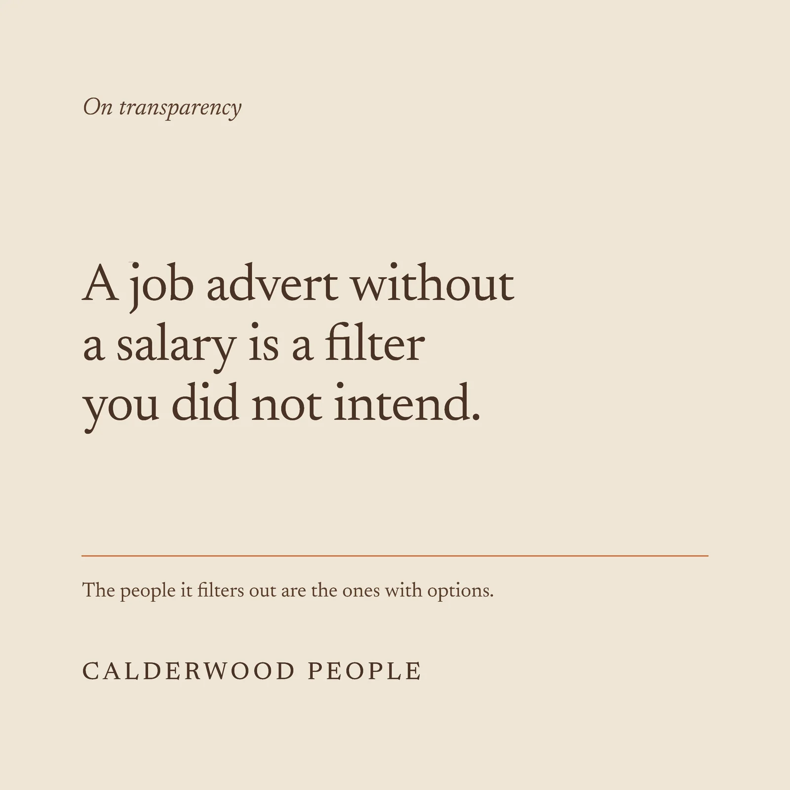 Advert Without Salary Instagram Ad — 1:1 Instagram ad template