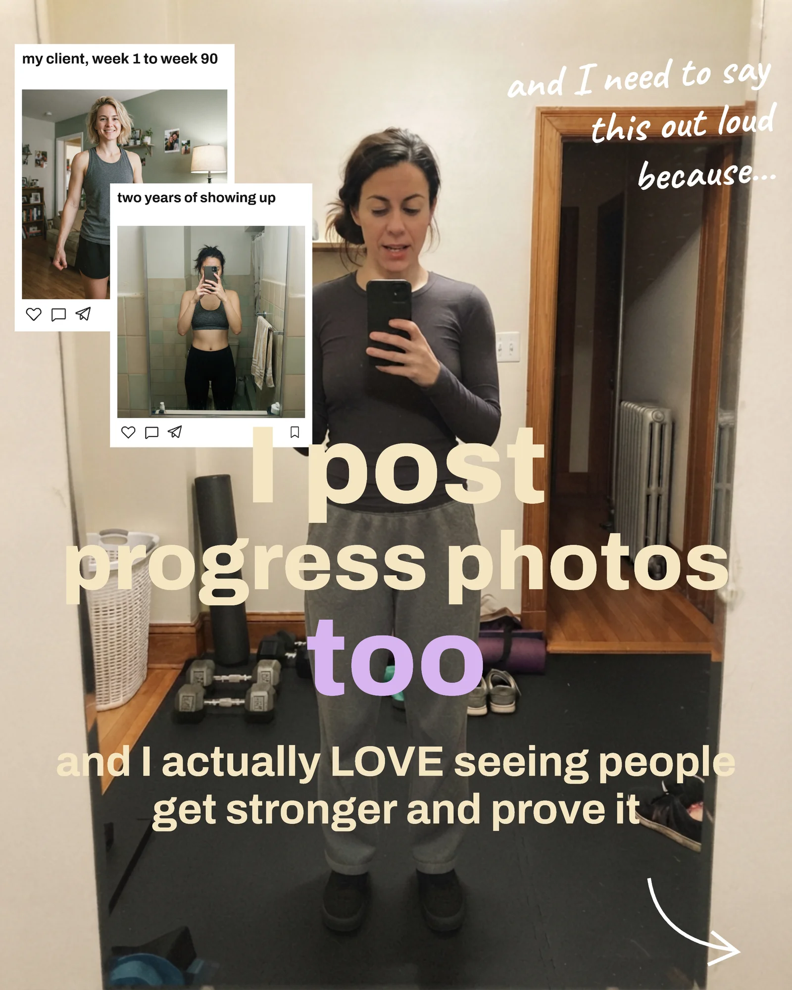 Mirror Selfie Hot Take Coach Carousel — 5-panel Instagram carousel carousel template, page 2 of 5