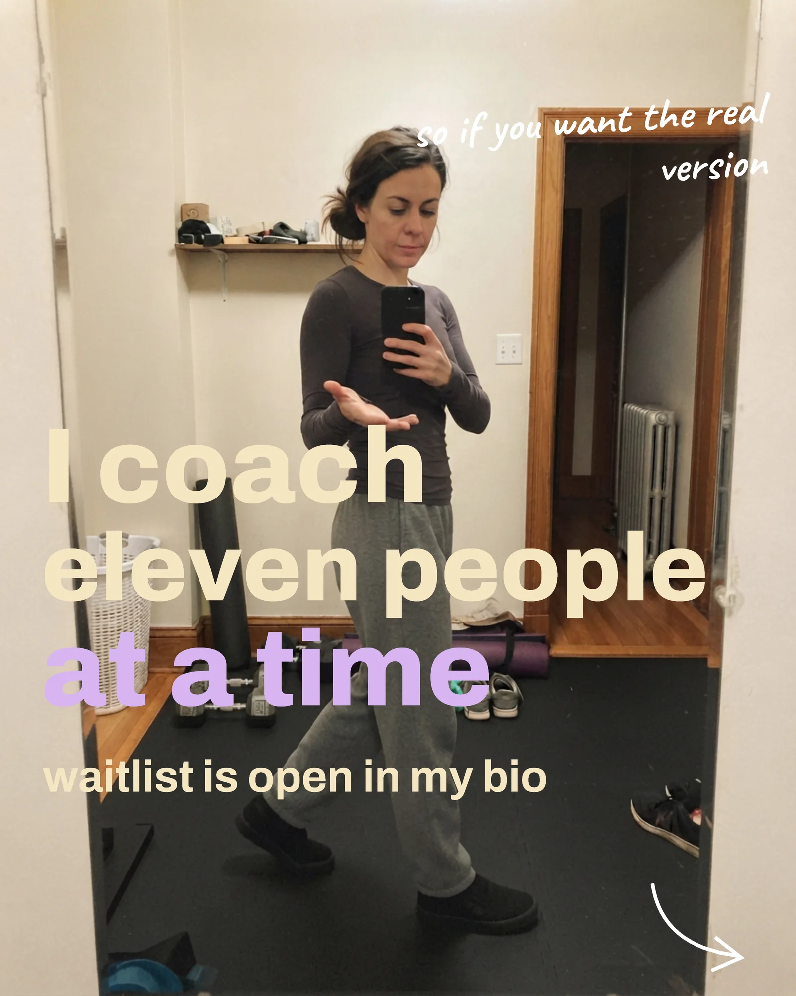 Mirror Selfie Hot Take Coach Carousel — 5-panel Instagram carousel carousel template, page 5 of 5