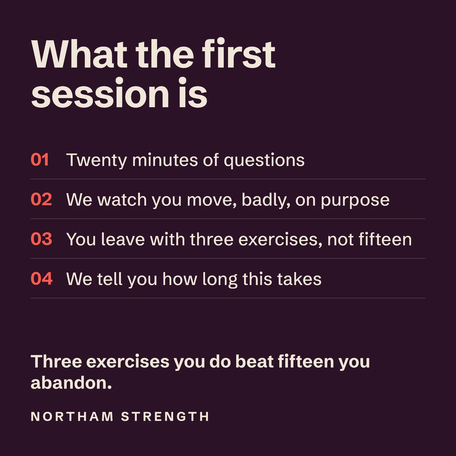 First Session Gym Instagram Ad — 1:1 Instagram ad template