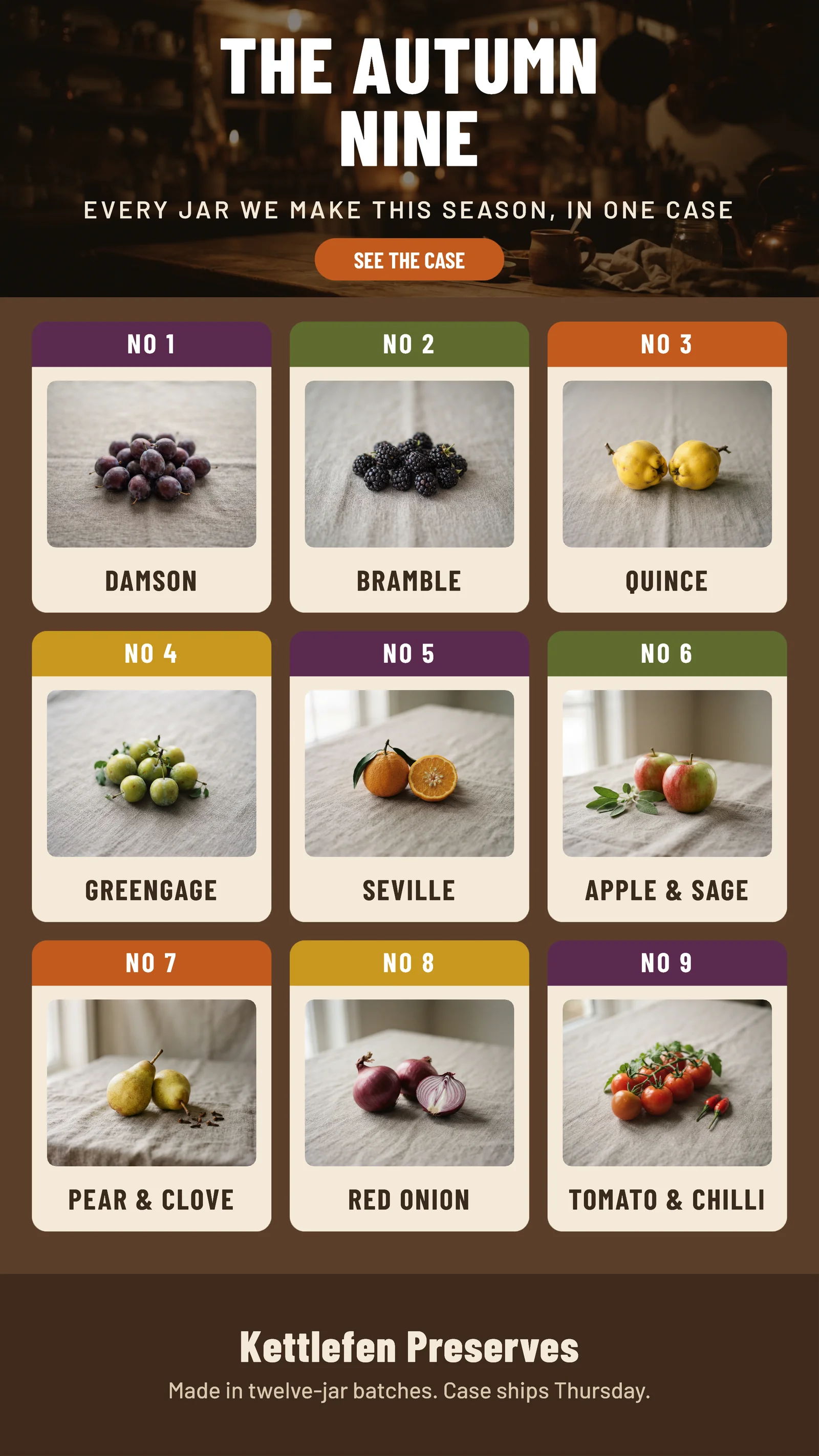 Nine Card Grid Preserves Maker Ad — 9:16 Instagram ad template