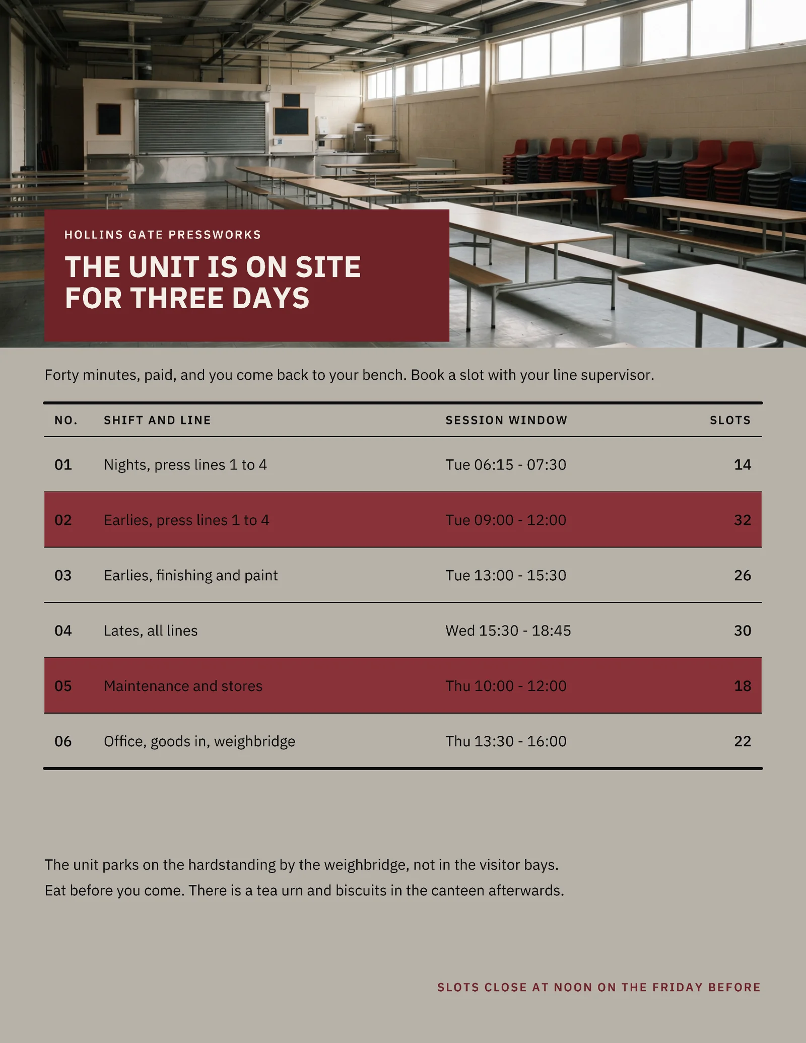 Warm Grey Oxblood Canteen Photo Shift Table Pressworks Blood Drive Flyer — Letter Flyer template