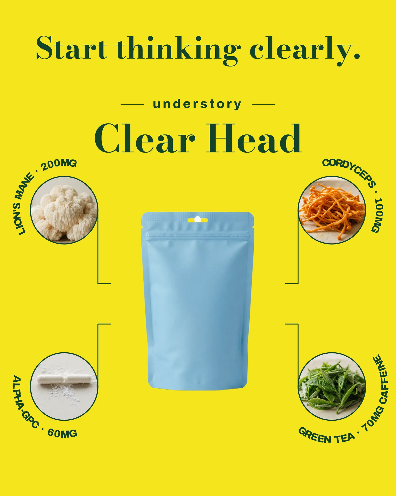 Ingredient callout circles — 4:5 Instagram ad template