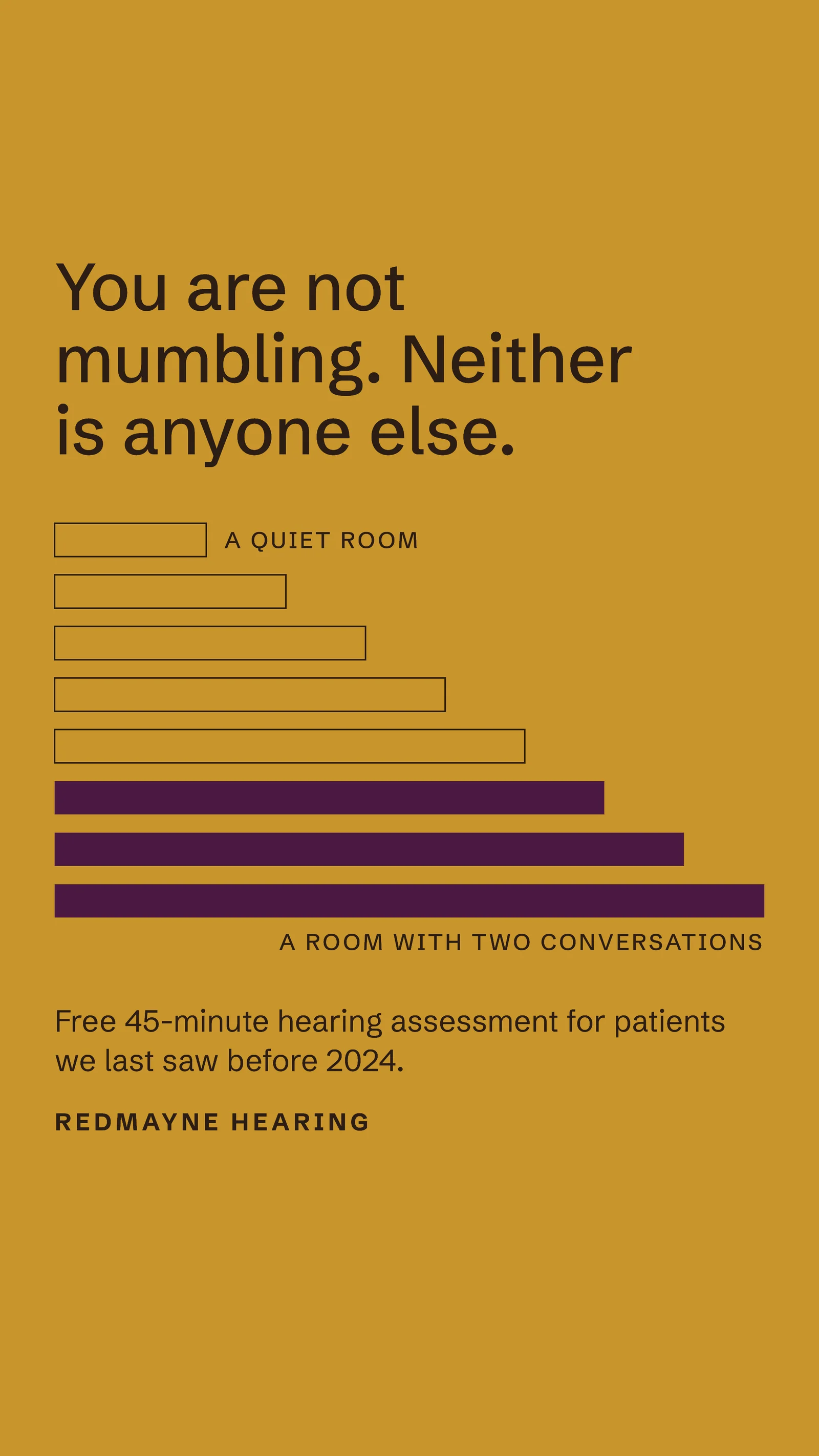 Ochre Stepped Scale Hearing Clinic Facebook Story — 9:16 Facebook story template