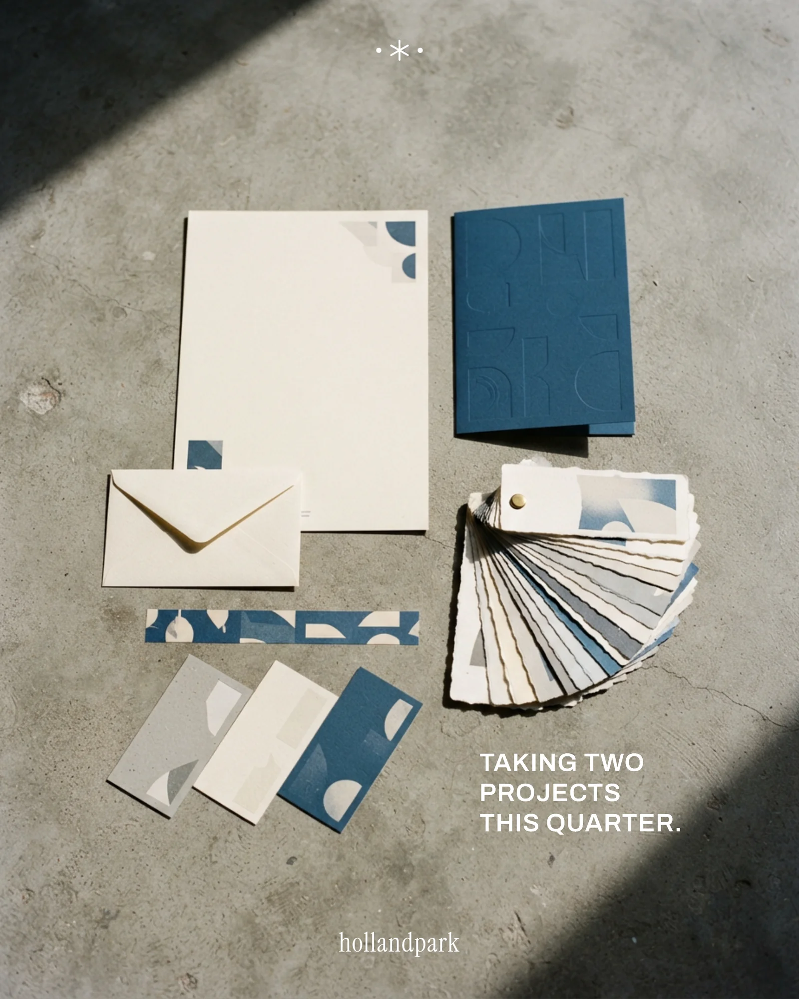 Ink blue studio work edit carousel — 6-panel Instagram carousel carousel template, page 6 of 6