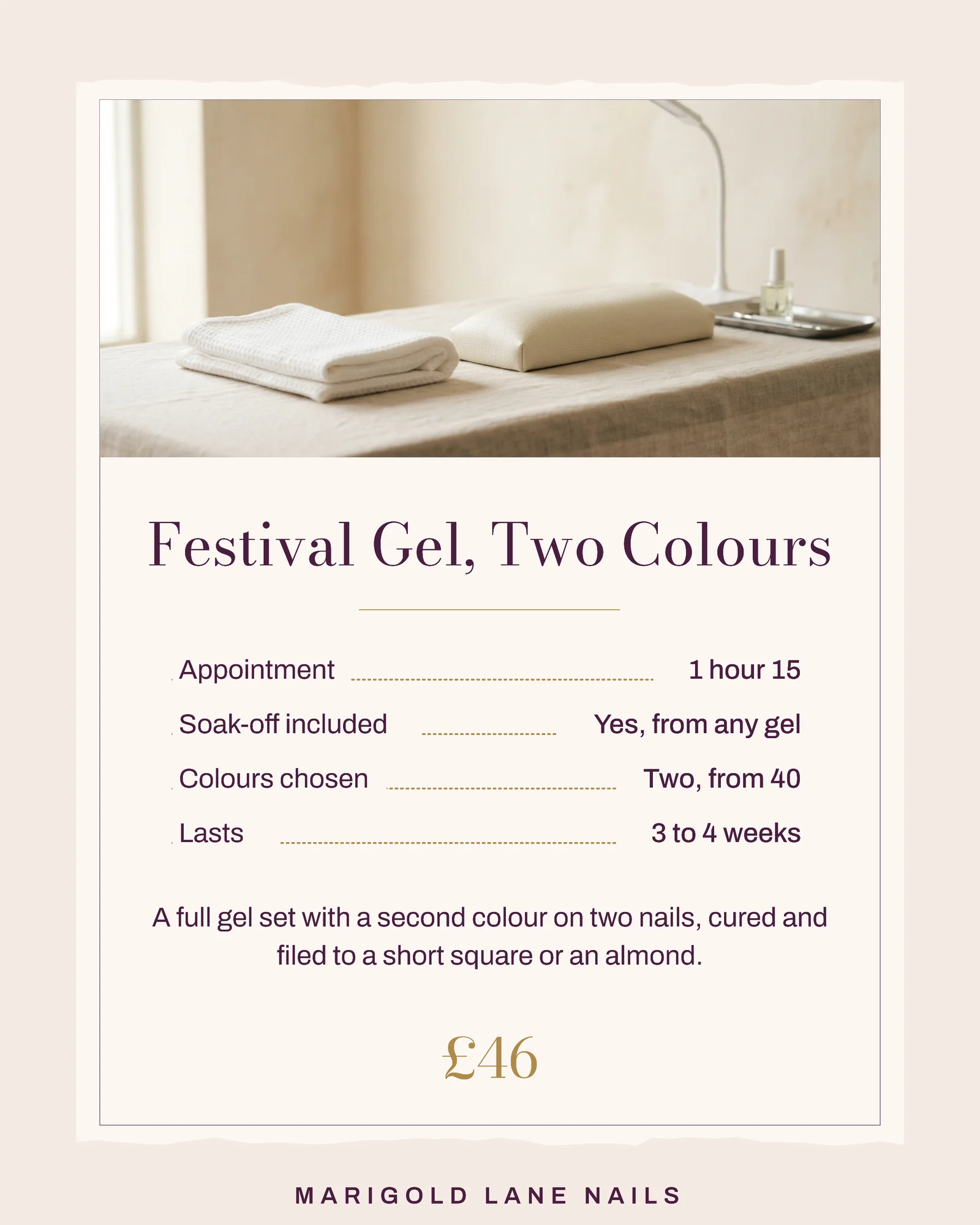 Blush Plum Torn Slip Time Column Nail Salon Diwali Diary Instagram Carousel — 4-panel Instagram carousel carousel template, page 2 of 4