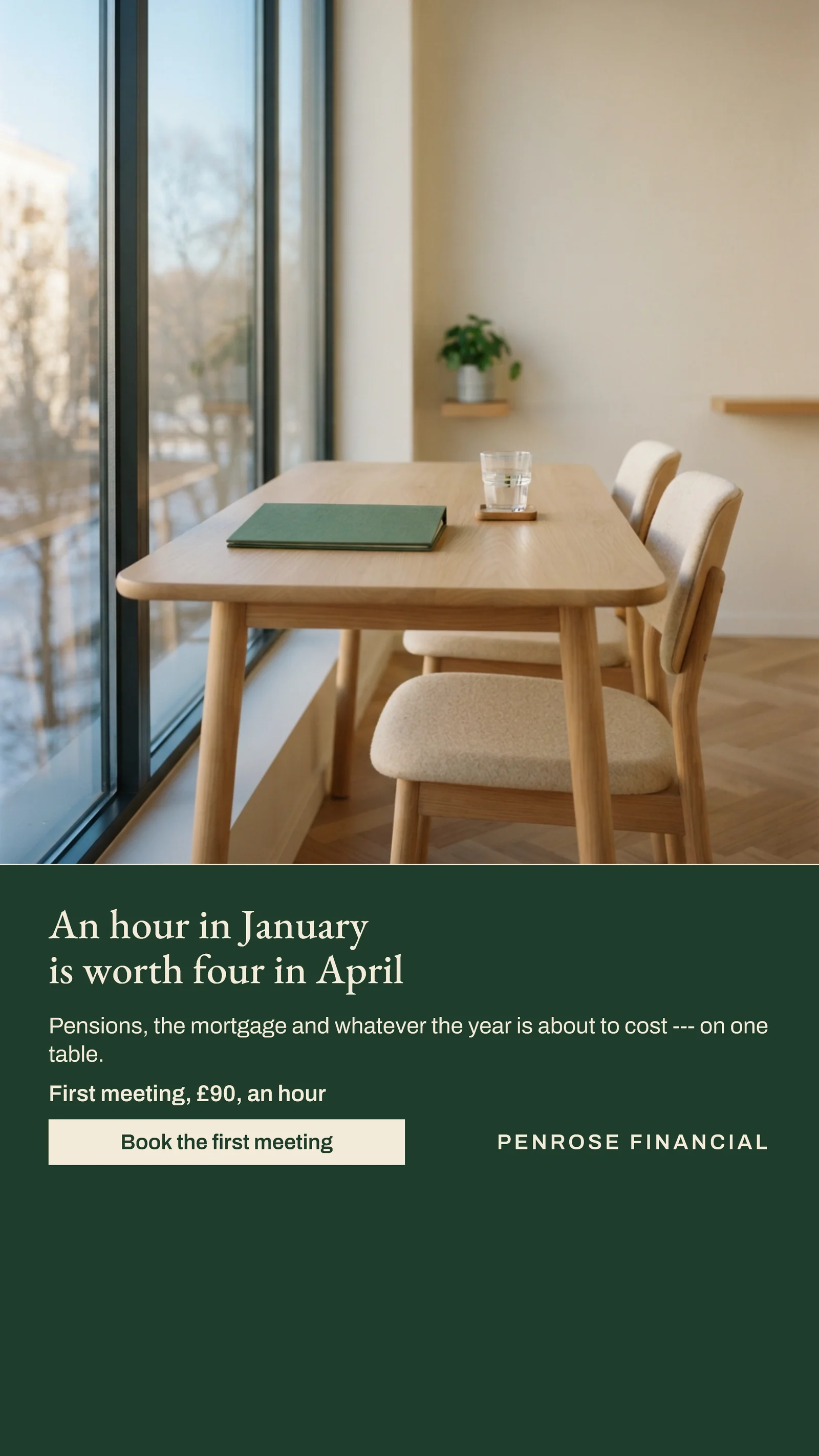 Financial Adviser First Meeting New Year Facebook Story — 9:16 Facebook story template