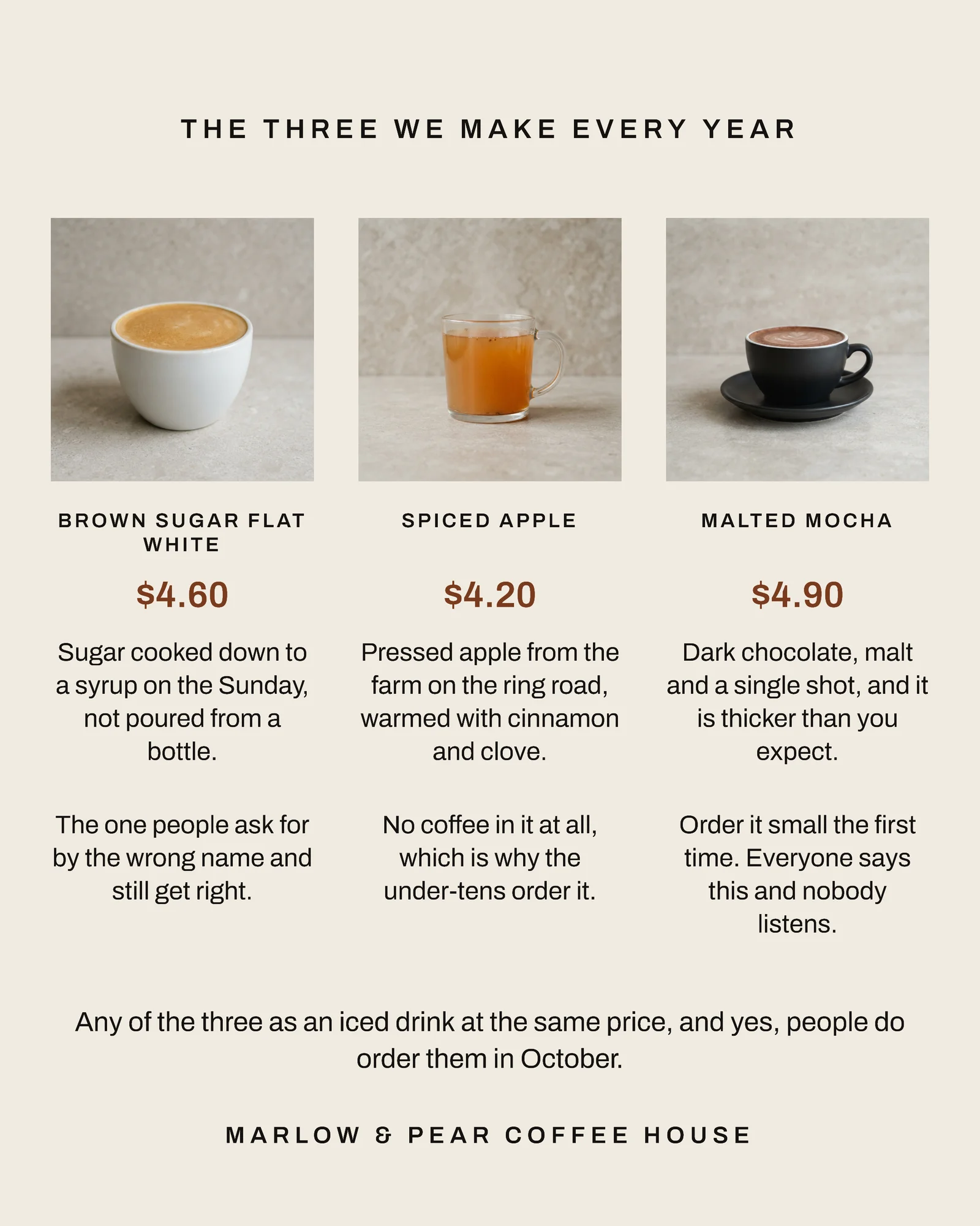 Bone Centred Shelf Coffee House Halloween Autumn Drinks Instagram Carousel — 5-panel Instagram carousel carousel template, page 2 of 5