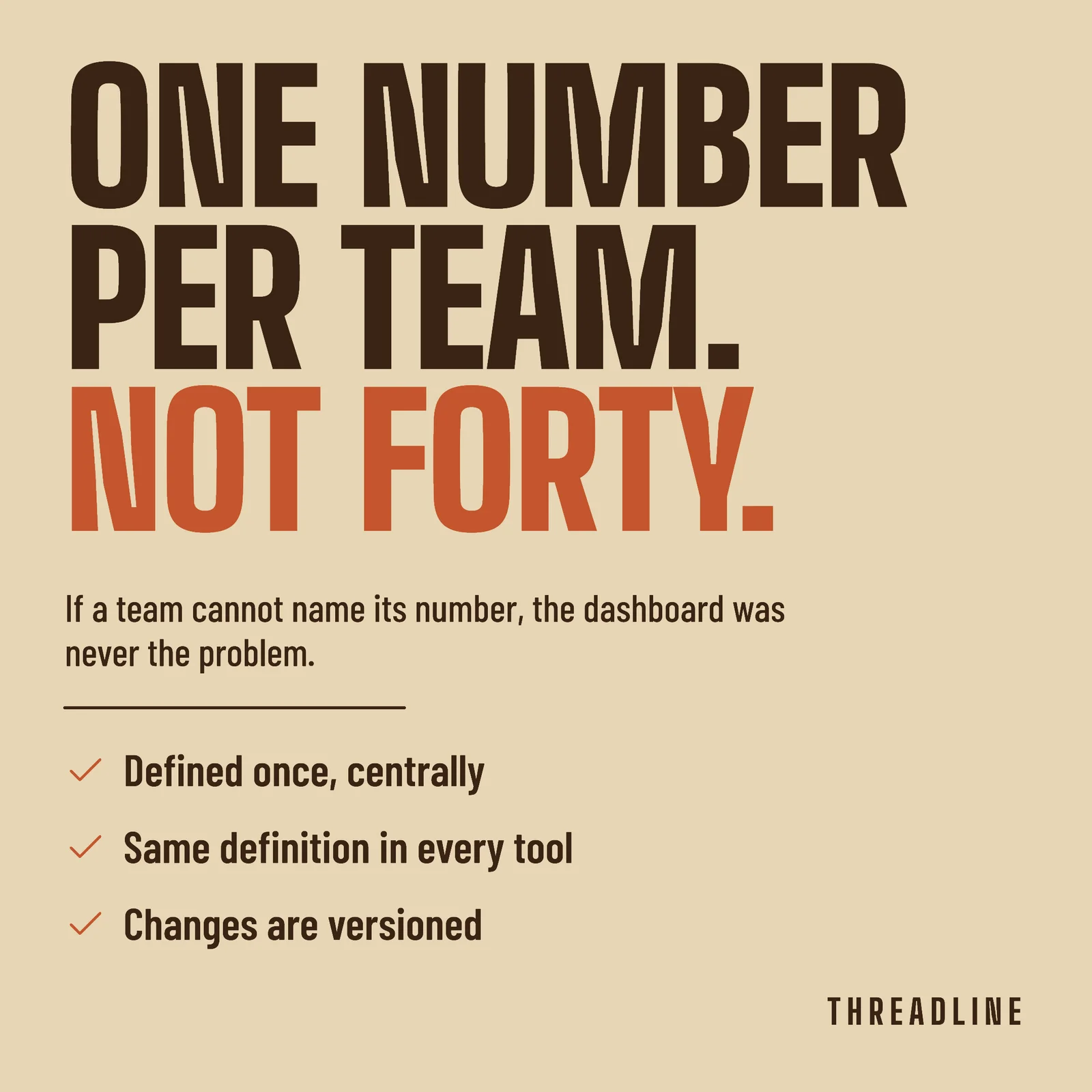 One Number Per Team Instagram Ad — 1:1 Instagram ad template