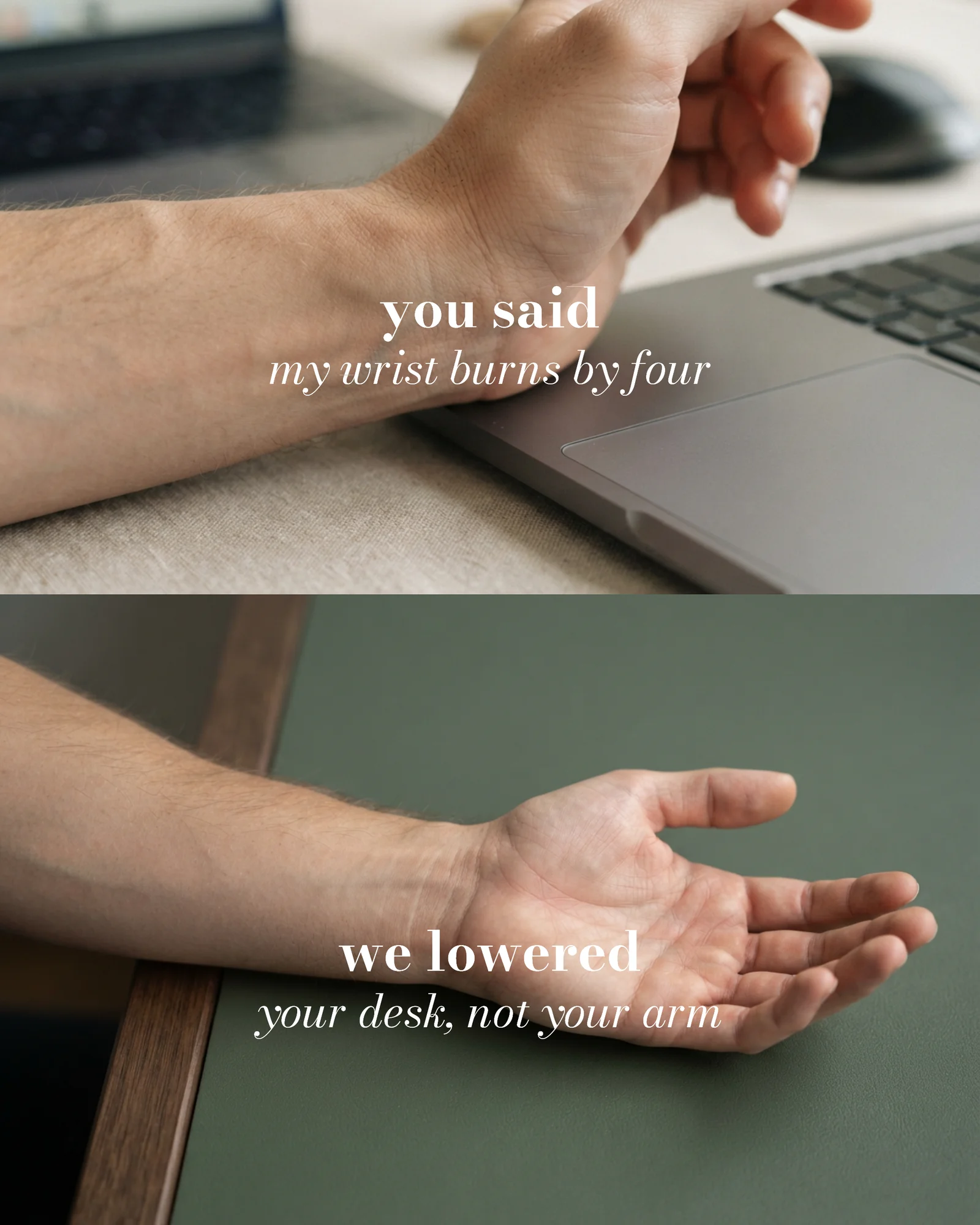 Pain and Fix Diptych Carousel — 5-panel Instagram carousel carousel template, page 2 of 5