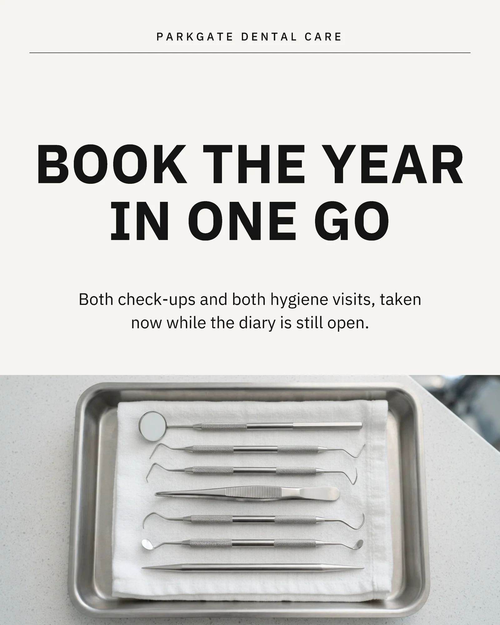 Chalk Teal Calendar Grid Dental Practice Year Ahead Instagram Carousel — 4-panel Instagram carousel carousel template, page 1 of 4
